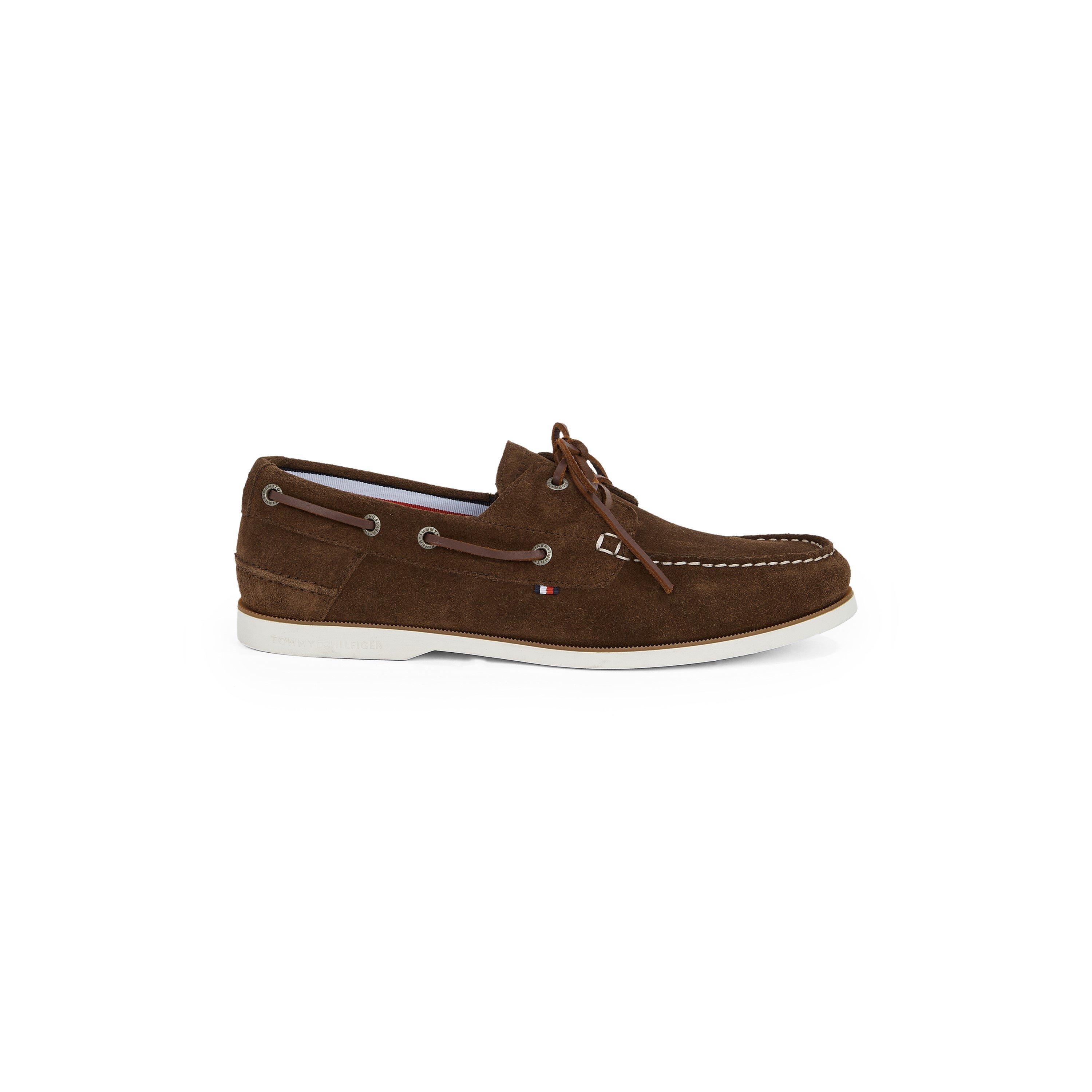Legacy Brown - Tommy Hilfiger - TH BOAT SHOE CORE SUEDE - 1