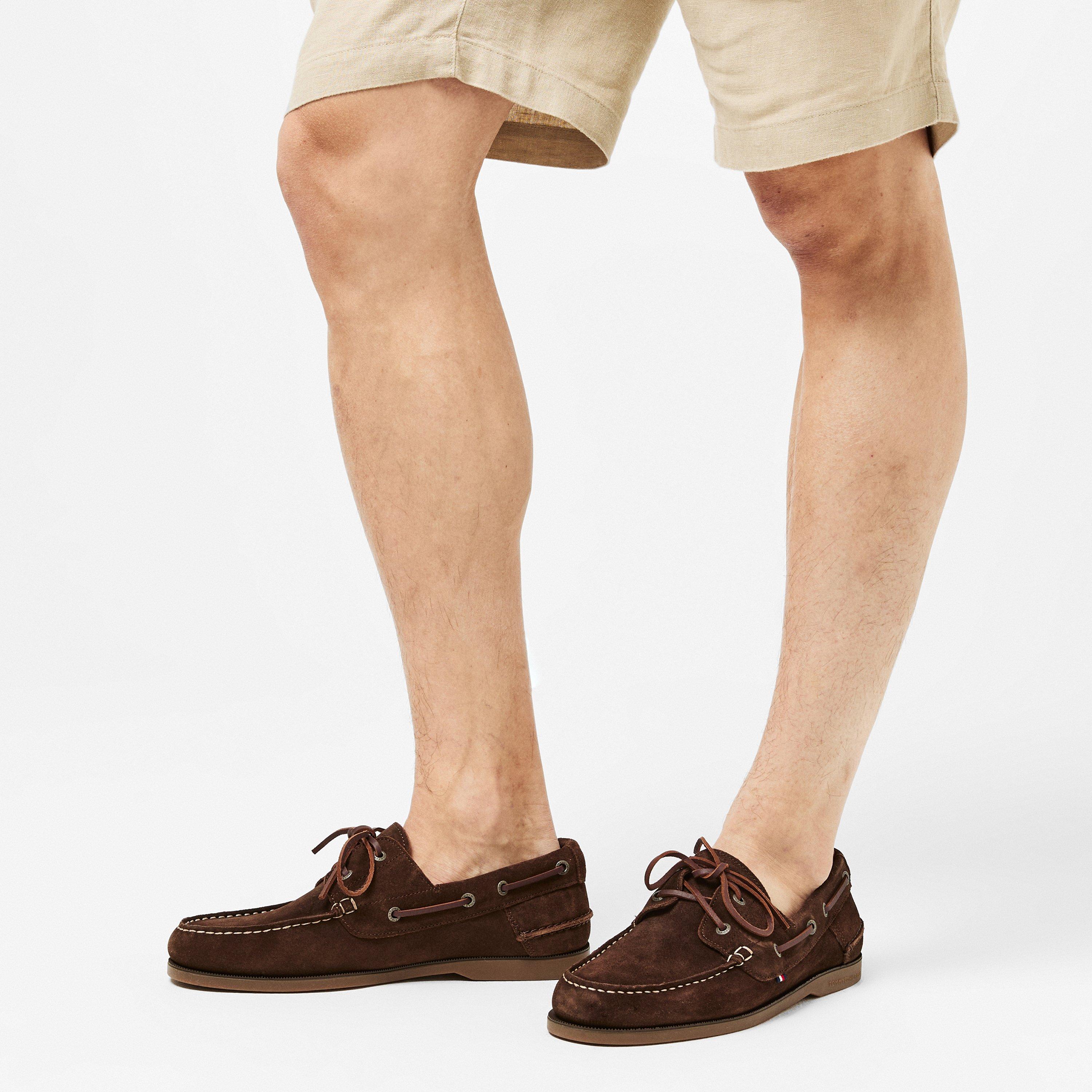 Legacy Brown - Tommy Hilfiger - TH BOAT SHOE CORE SUEDE - 3