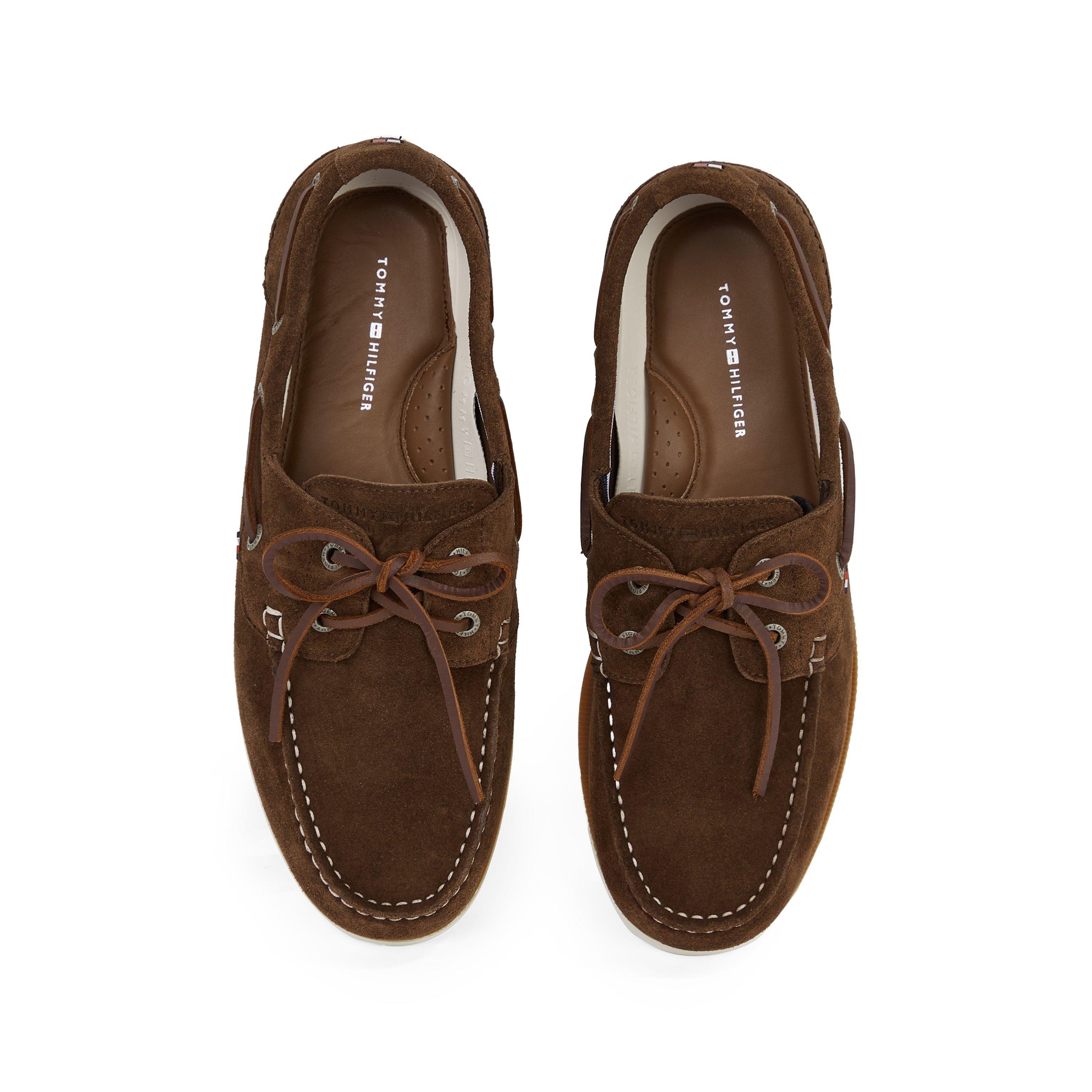 Legacy Brown - Tommy Hilfiger - TH BOAT SHOE CORE SUEDE - 4