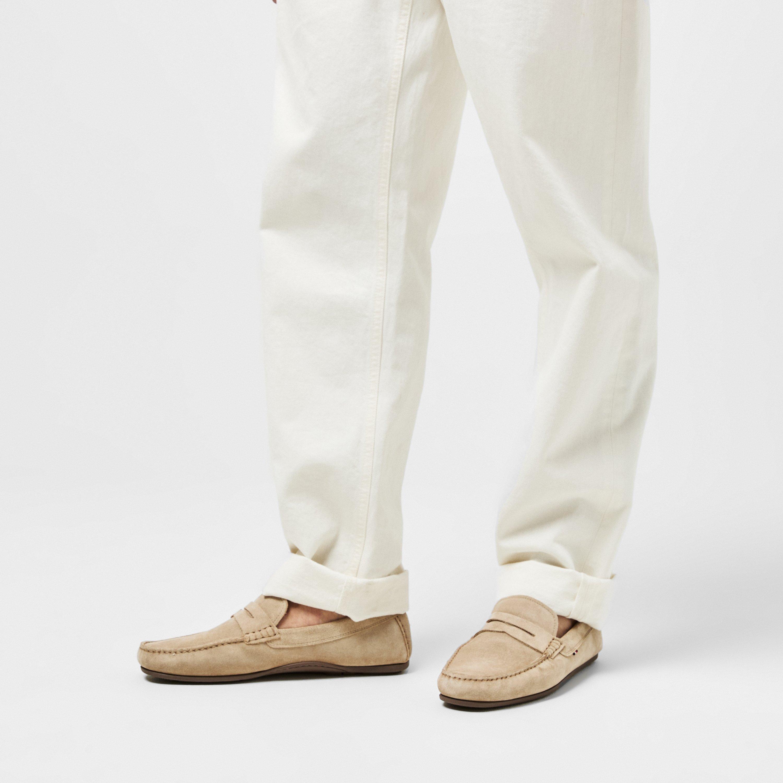 Beige - Tommy Hilfiger - CASUAL HILFIGER SUEDE DRIVER - 3