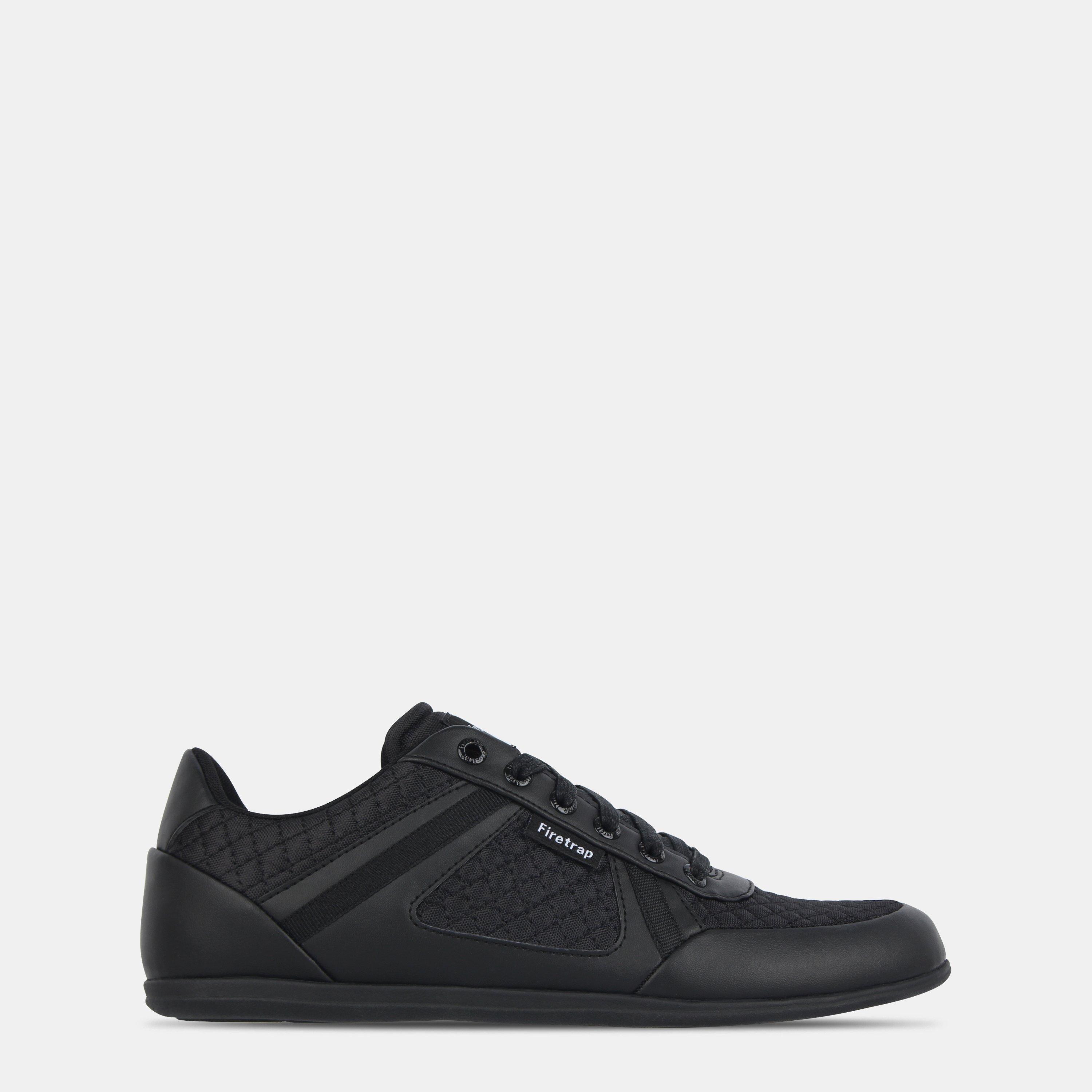Firetrap Men's Dr Domello Trainers - Black/Black - 11 (46)