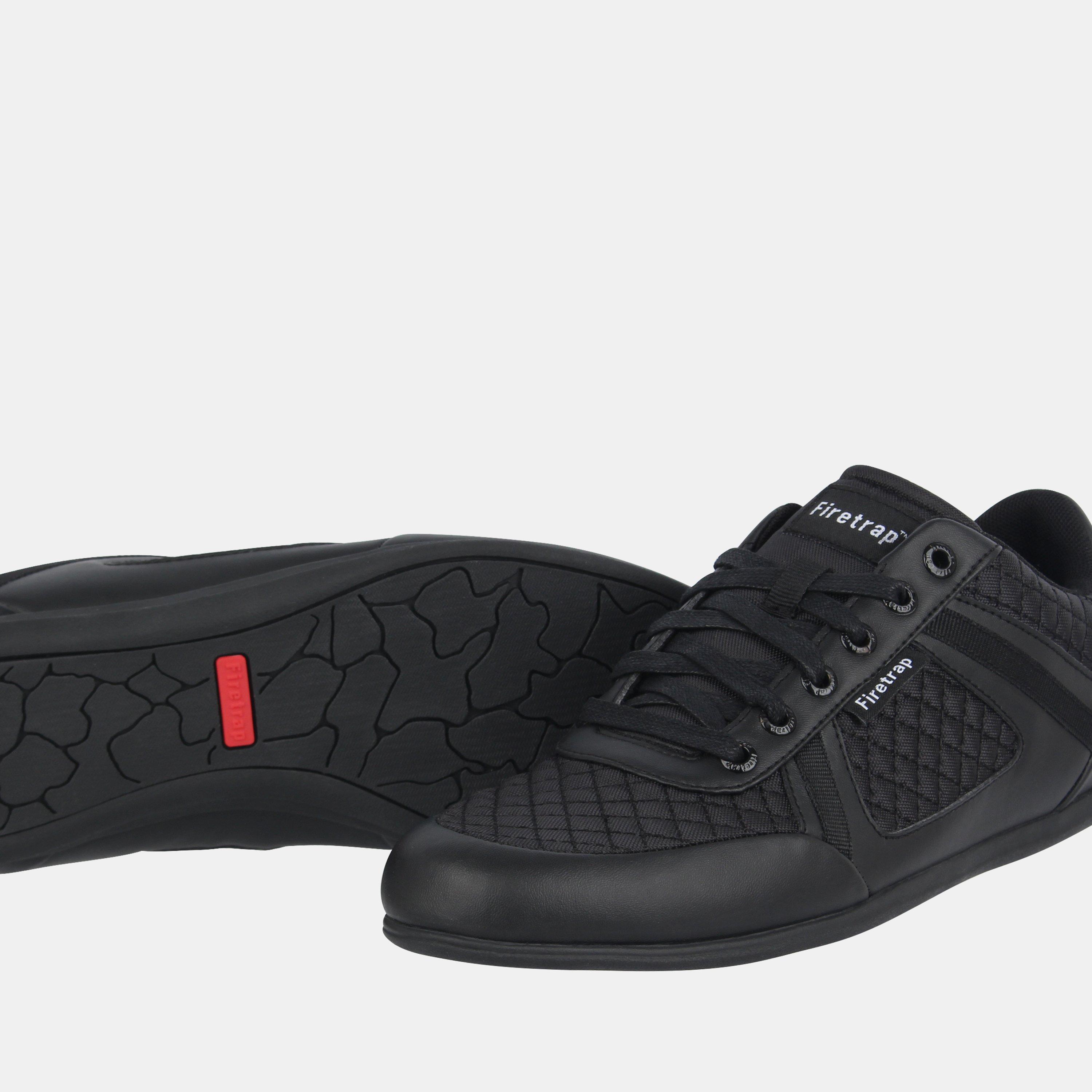 Negro/Negro - Firetrap - Dr Domello Trainers Mens - 3