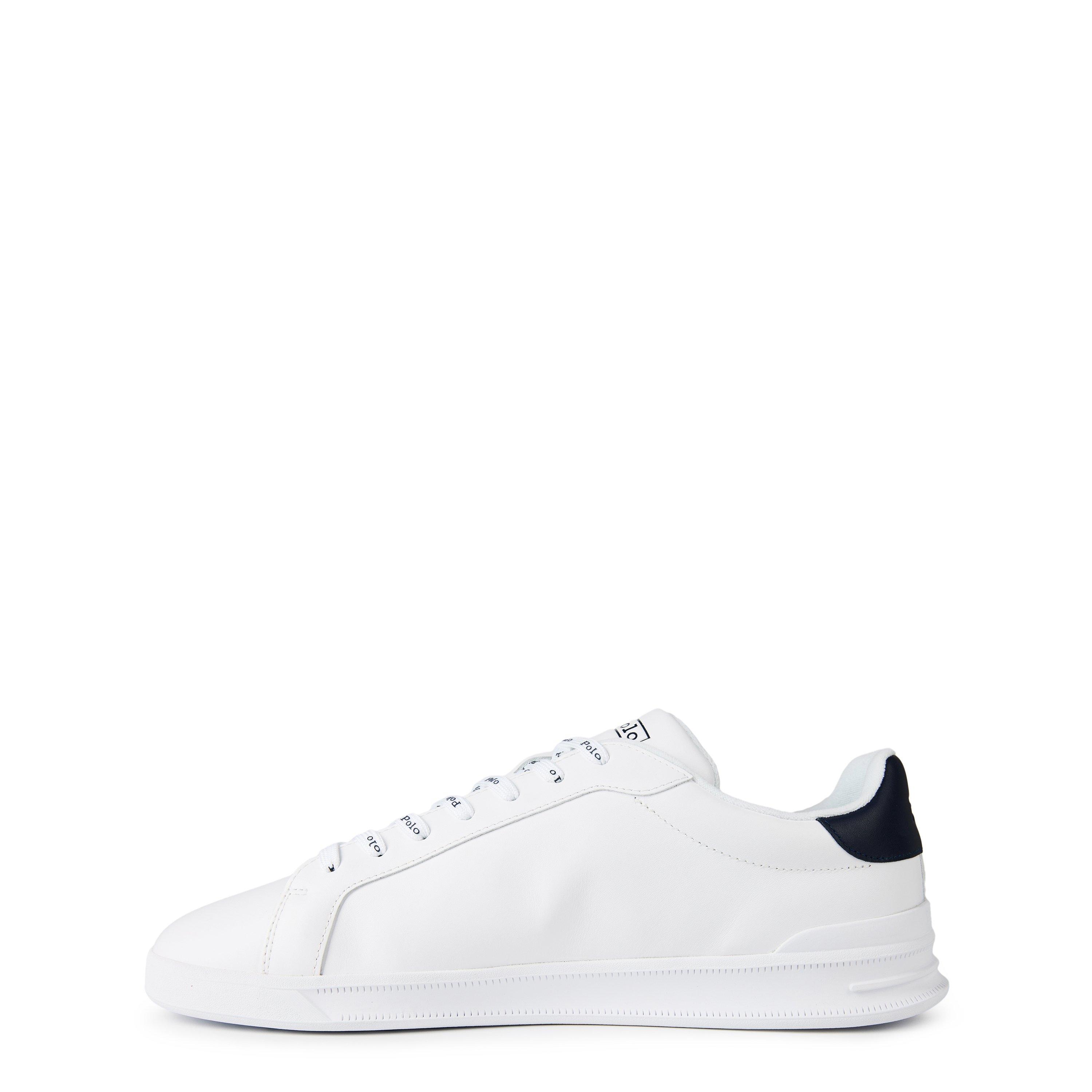 White/Navy - Polo Ralph Lauren - Men's Heritage Court Low-Top Trainers - 2