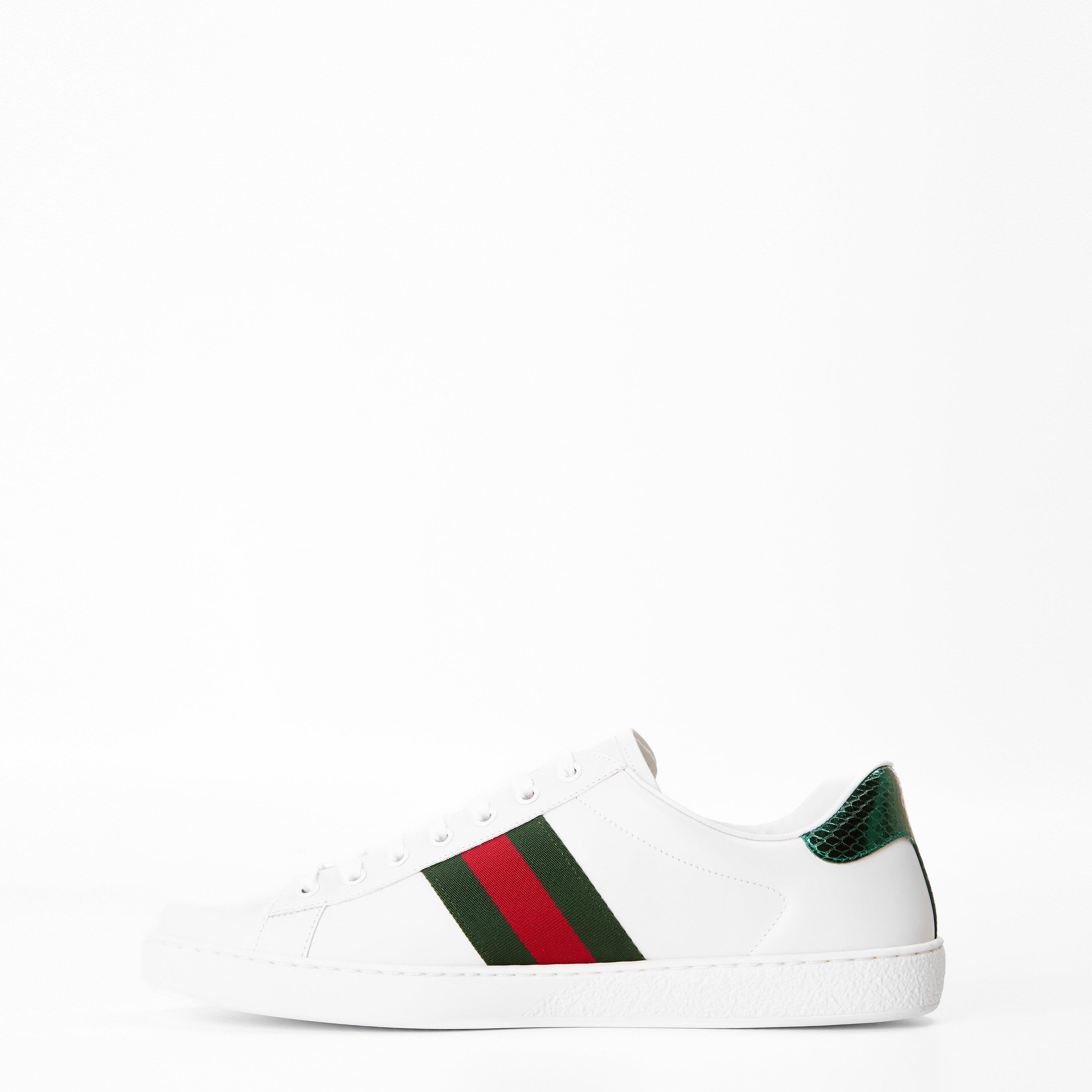 Whte GRG - Gucci - Ace Sneakers With Bee - 2