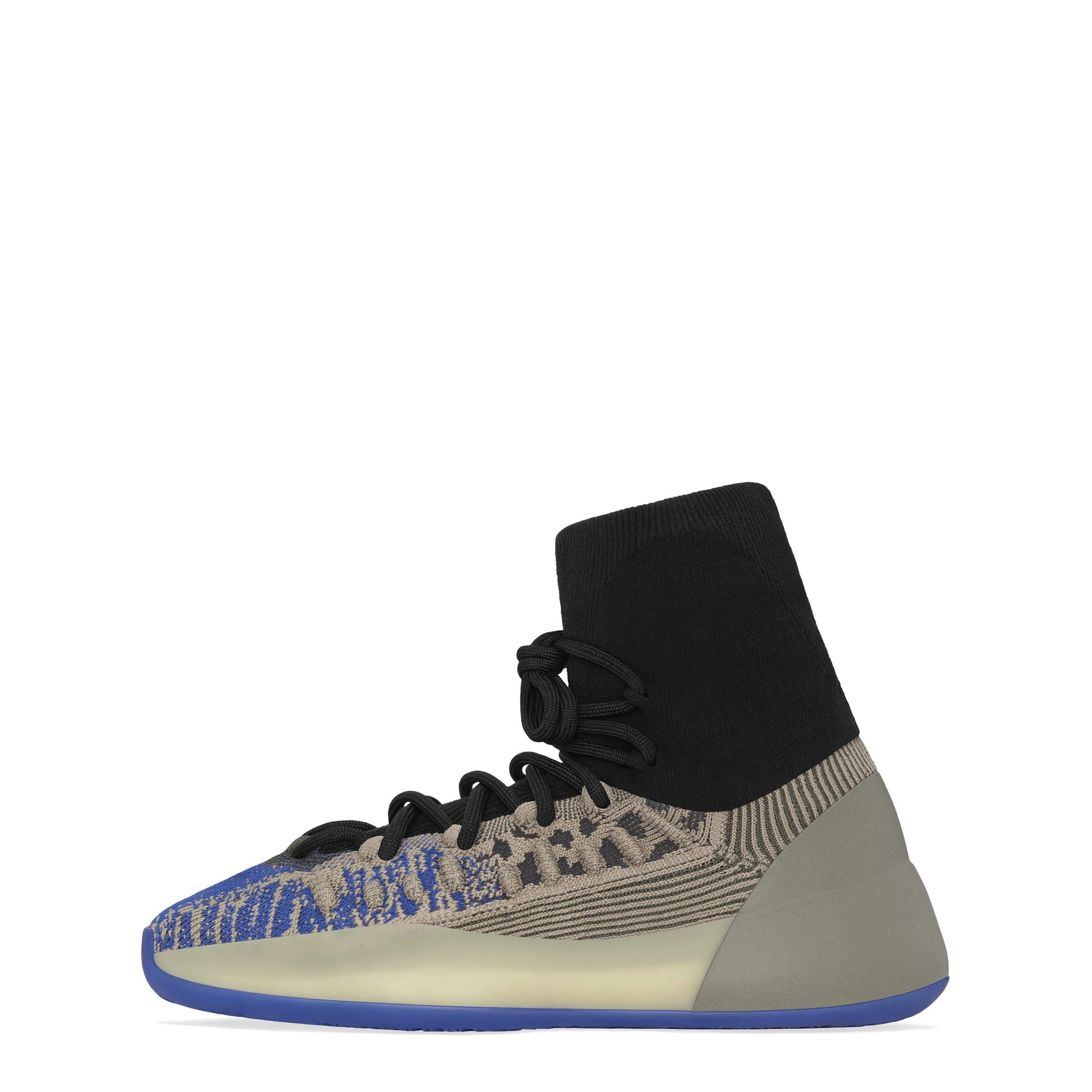 Slate Azure - Yeezy - Men's Basketball Sneakers, Sock-like Feel - 2