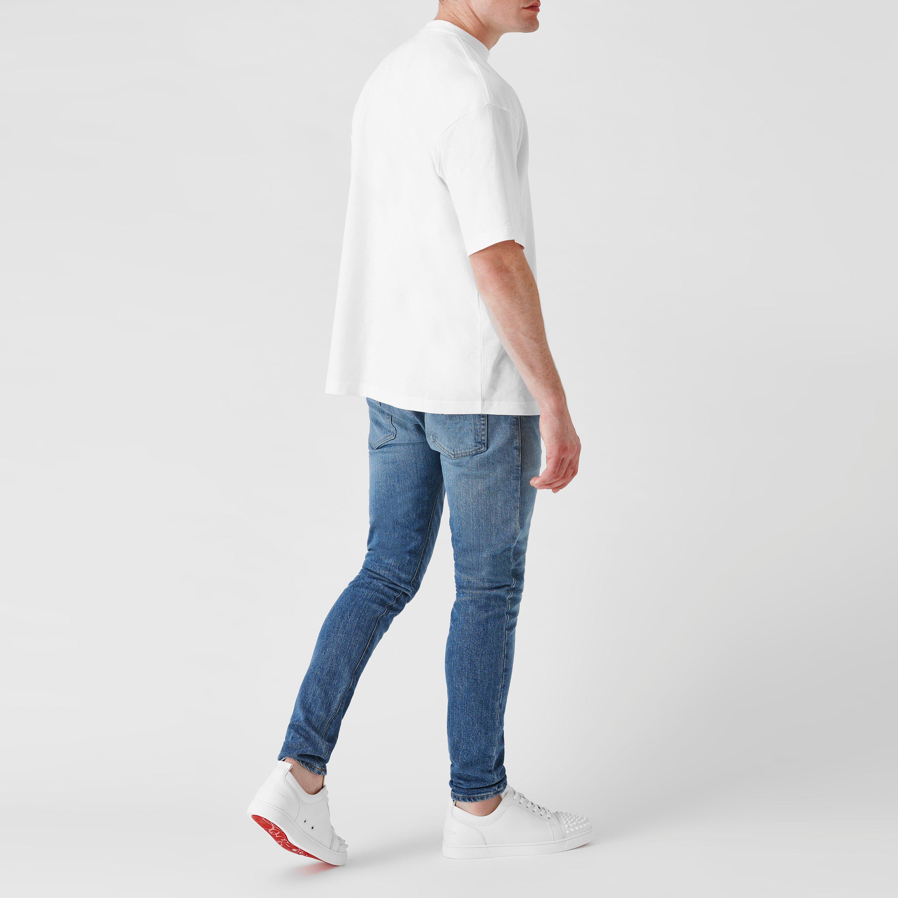 White Leather - Christian Louboutin - Men's Louis Junior Leather Trainers - 7