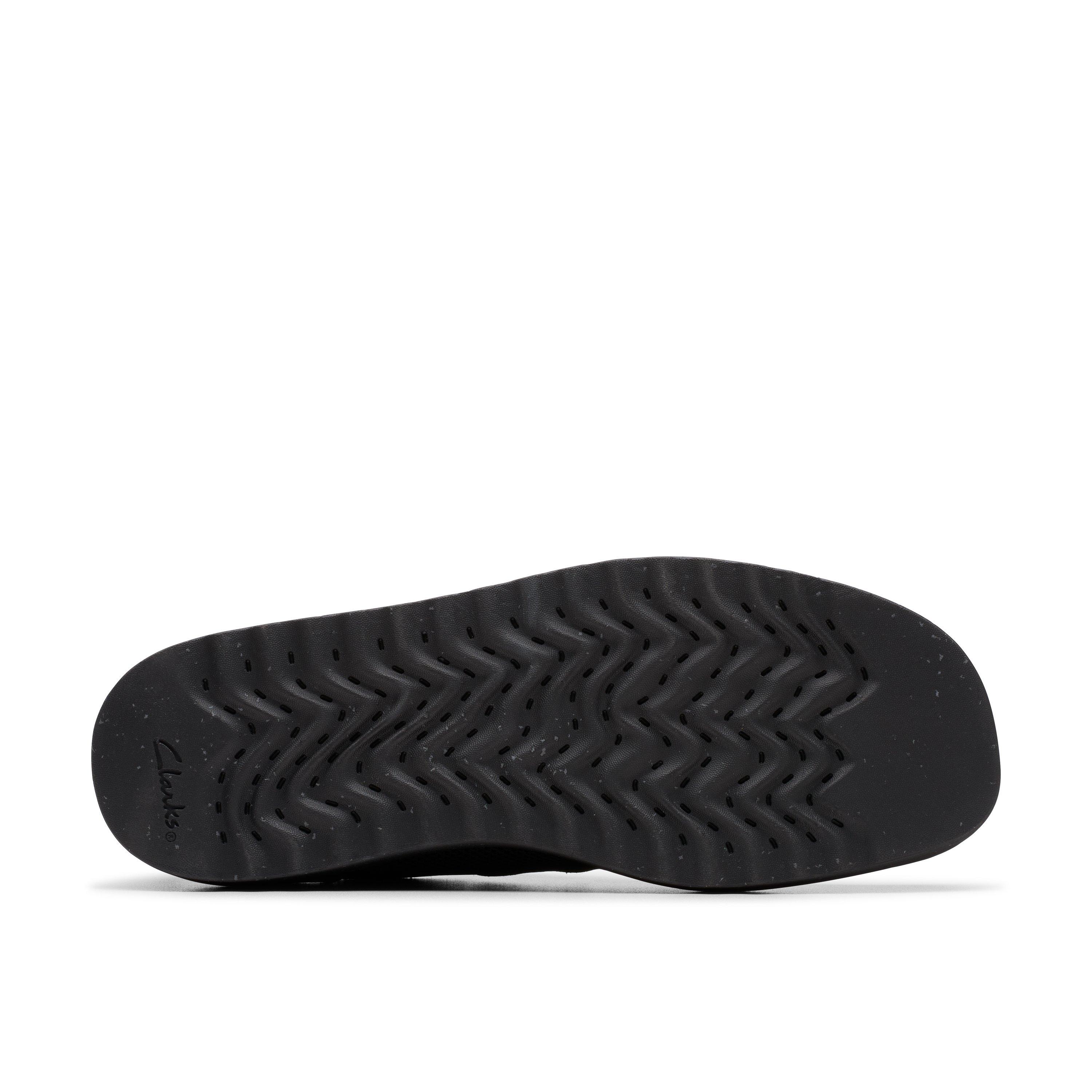 Black Combi - Clarks - Men's Wallabee Moc Toe Formal Shoes - 3