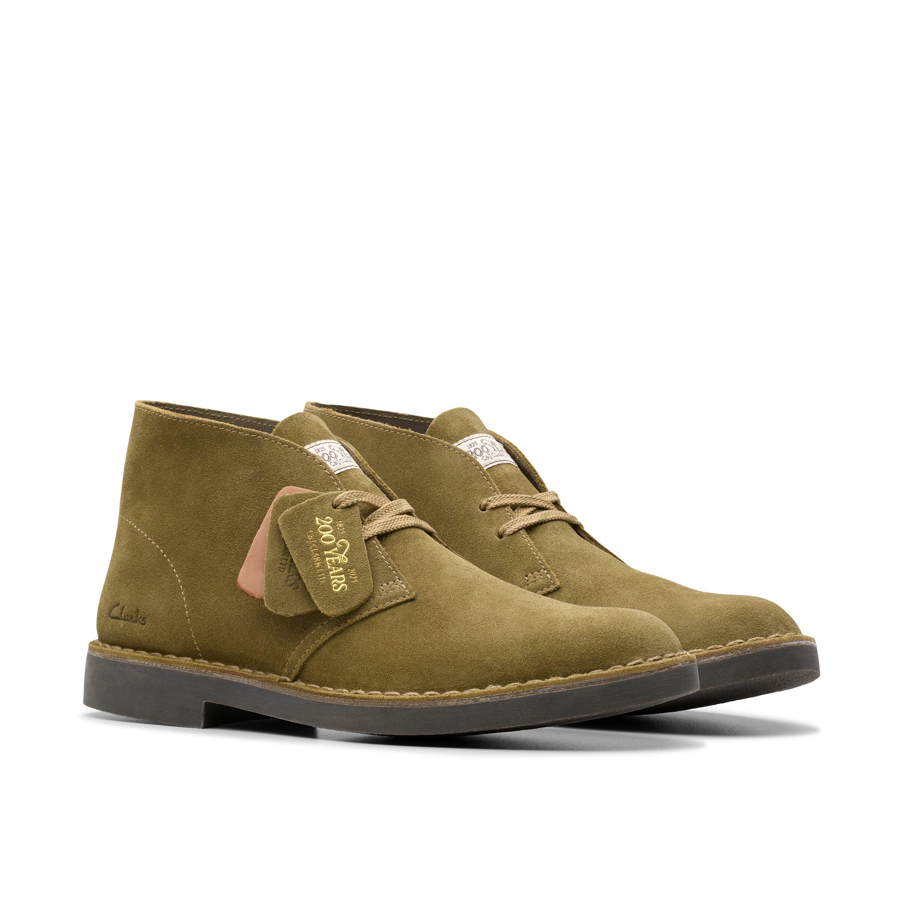 Olive Suede - Clarks - Men's Desert Boots - 4