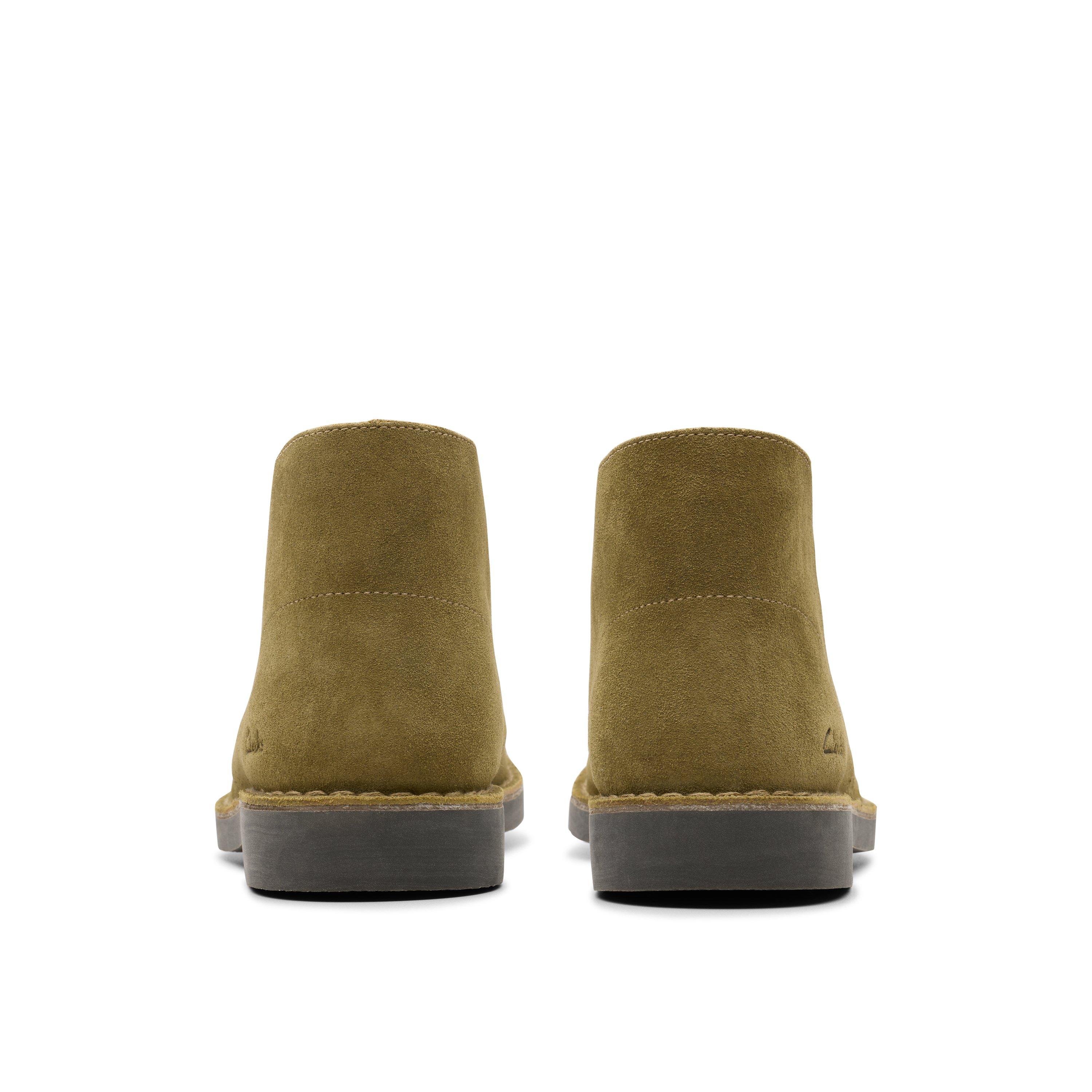 Olive Suede - Clarks - Men's Desert Boots - 5