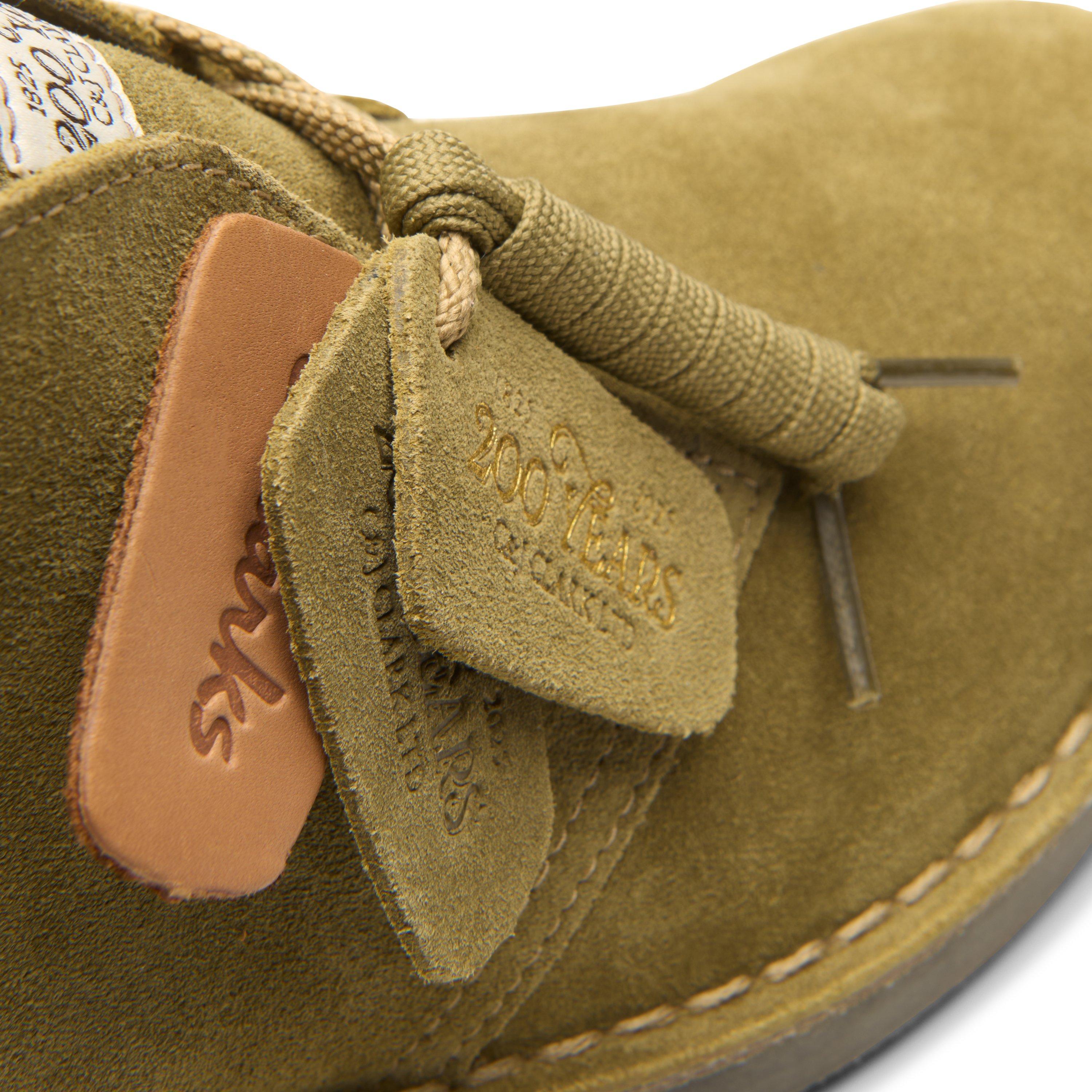 Olive Suede - Clarks - Men's Desert Boots - 8