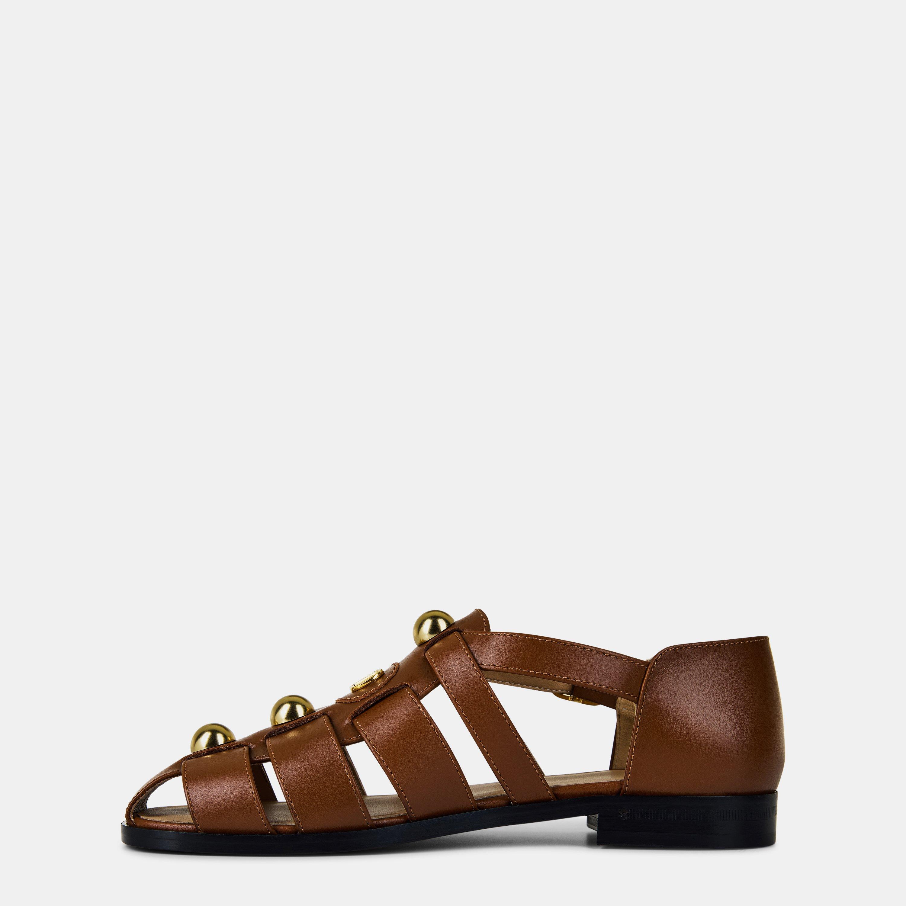 Tobacco - Valentino Garavani - Vlogo 20mm Fisherman Sandals - 2