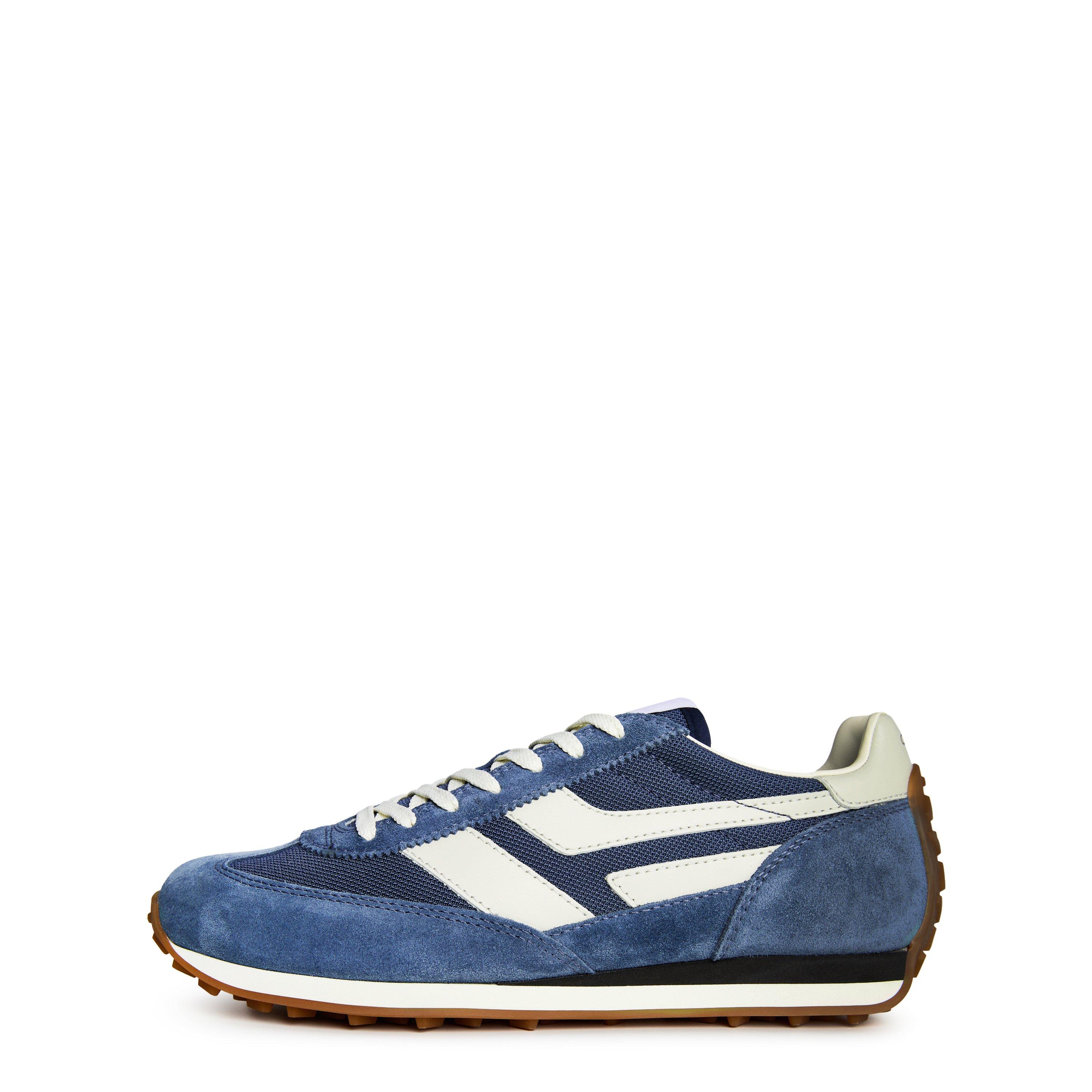 Steel Blue - Tom Ford - Mick Suede-Trimmed Trainers - 3