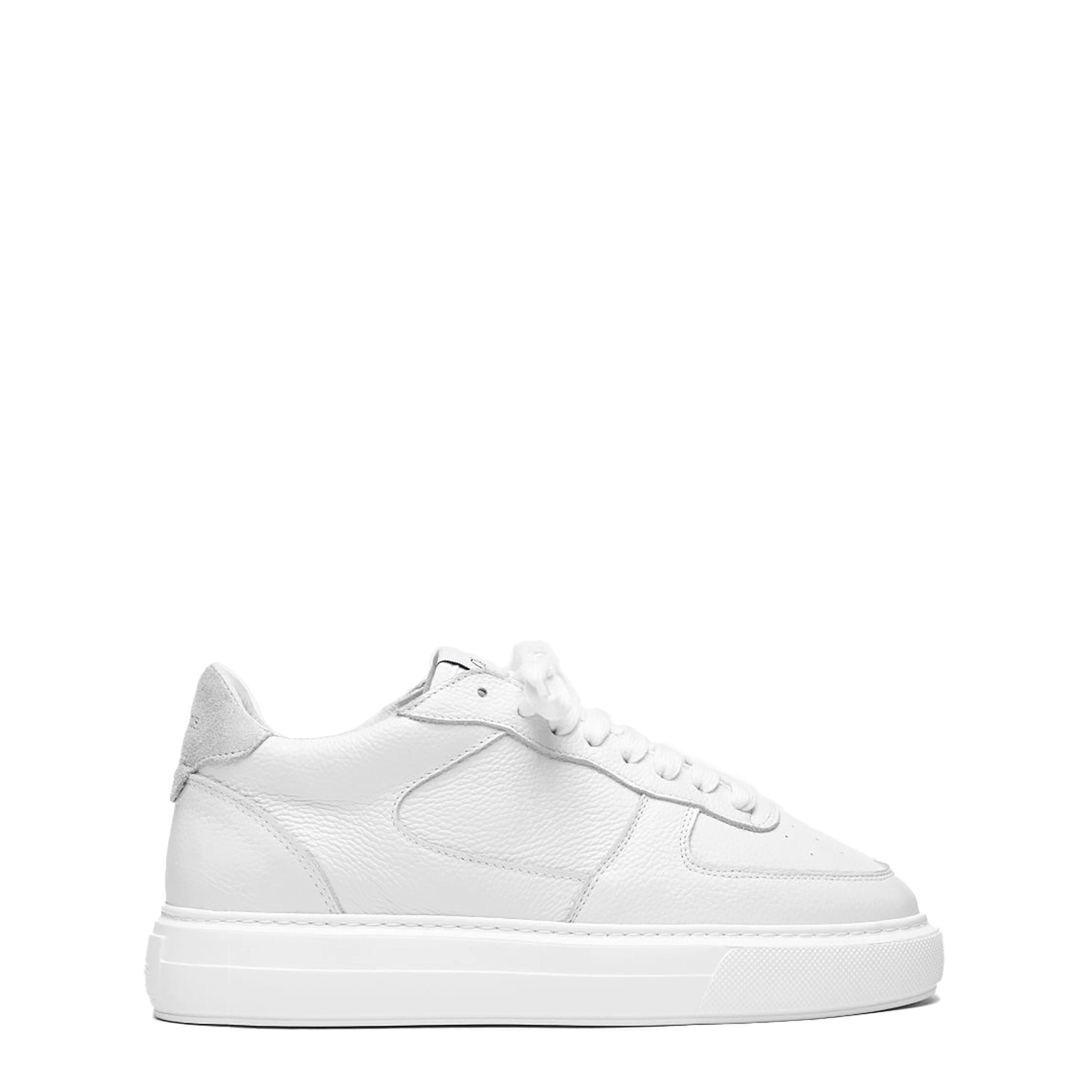 Triple White - Cleens - Men's Court Suede Trainers - 1