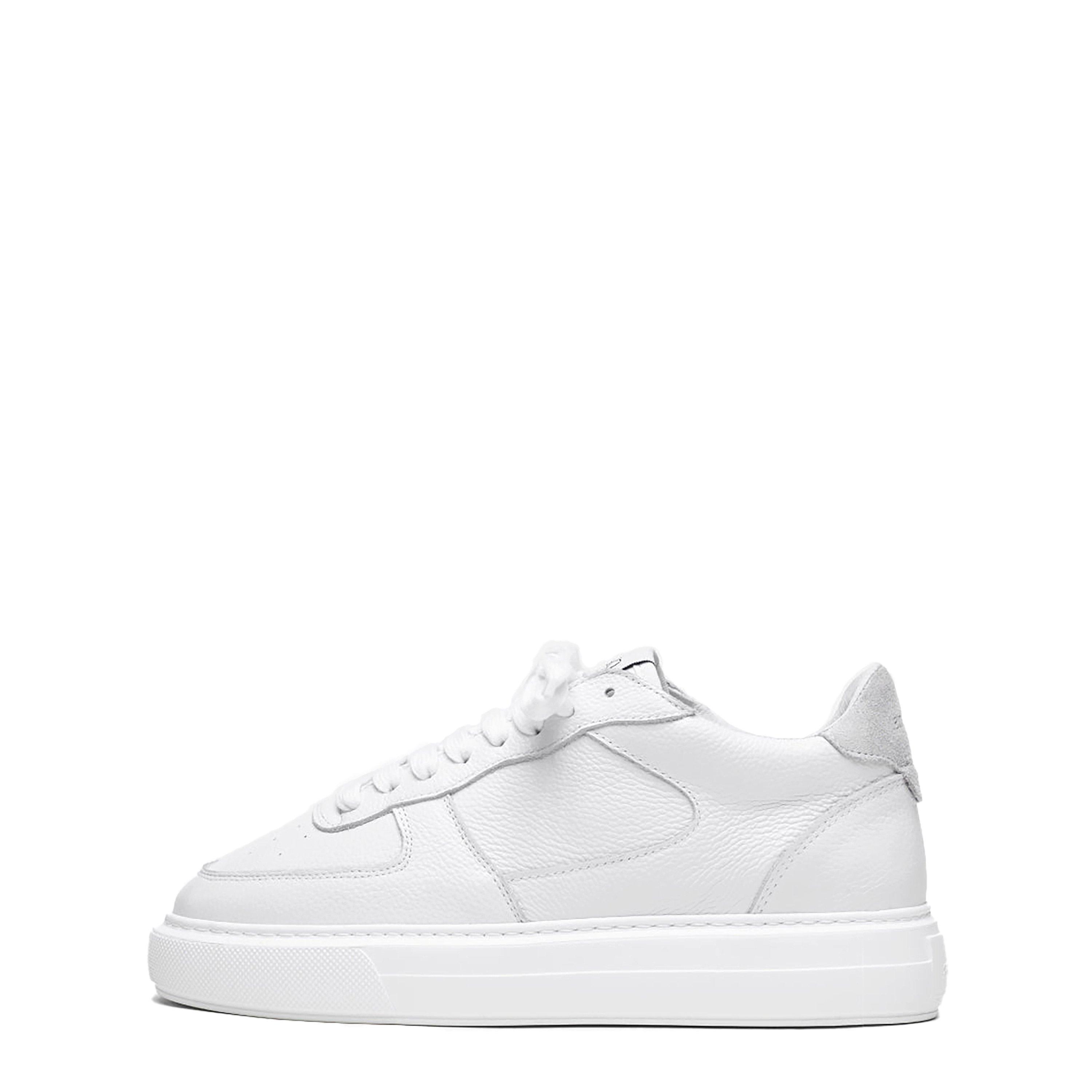 Triple White - Cleens - Men's Court Suede Trainers - 2