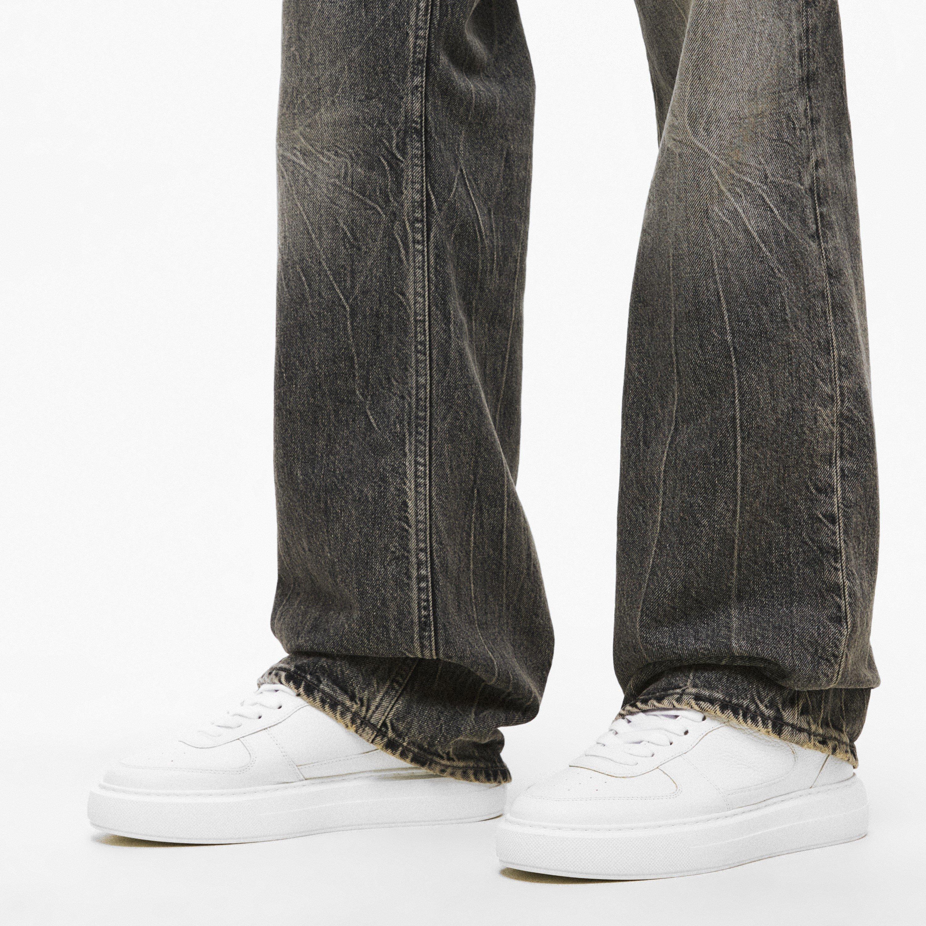 Triple White - Cleens - Men's Court Suede Trainers - 3