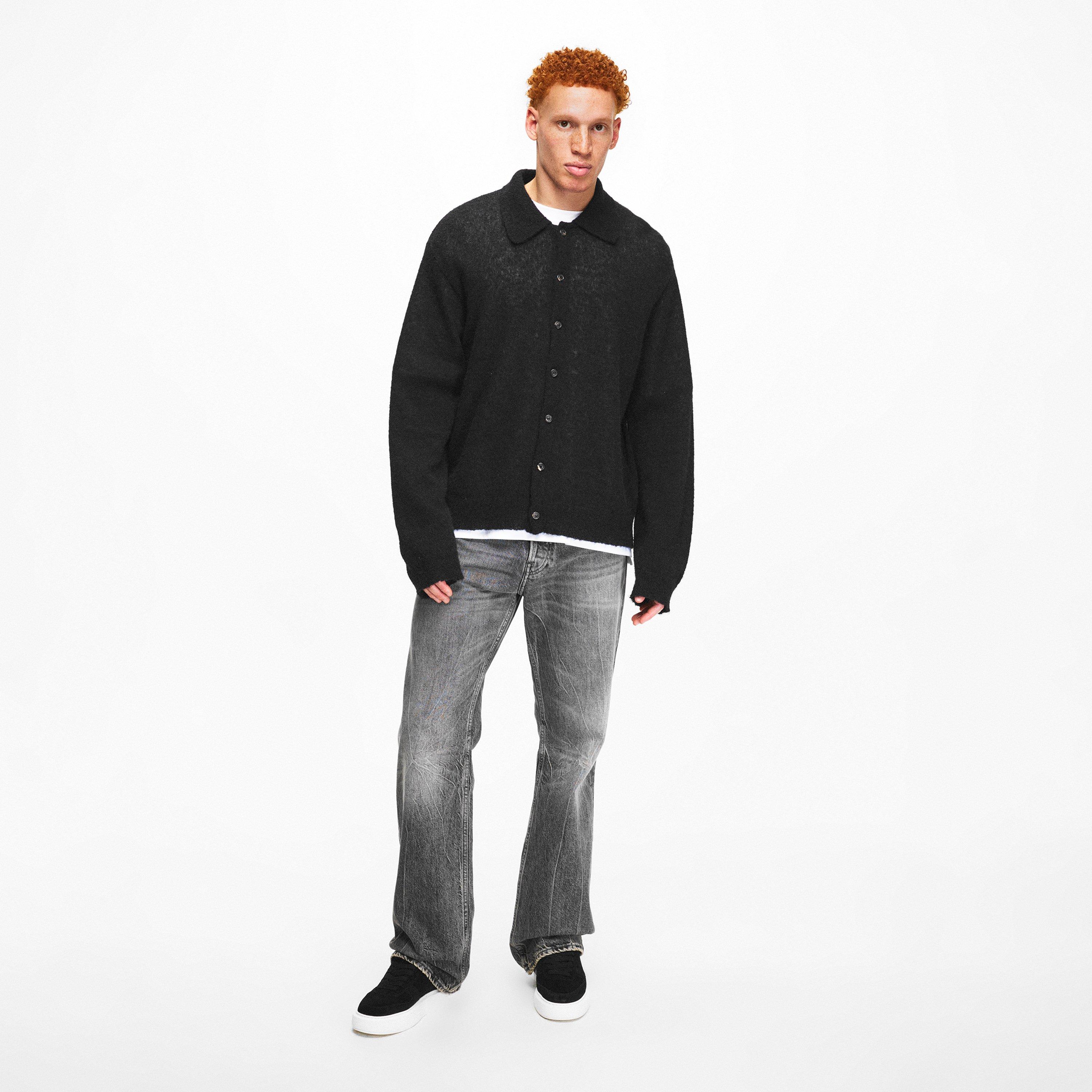 Black Suede - Cleens - Men's Court Suede Trainers - 6
