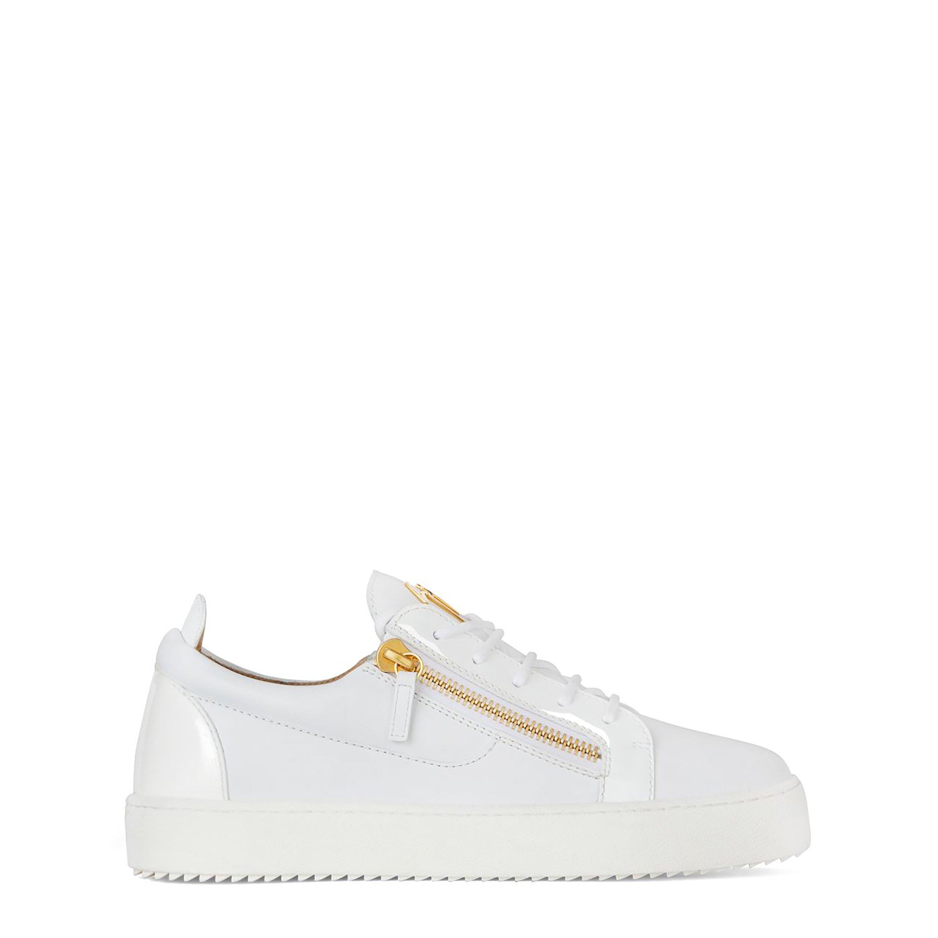 White 86439 - Giuseppe Zanotti - May Patent Trainers - 1