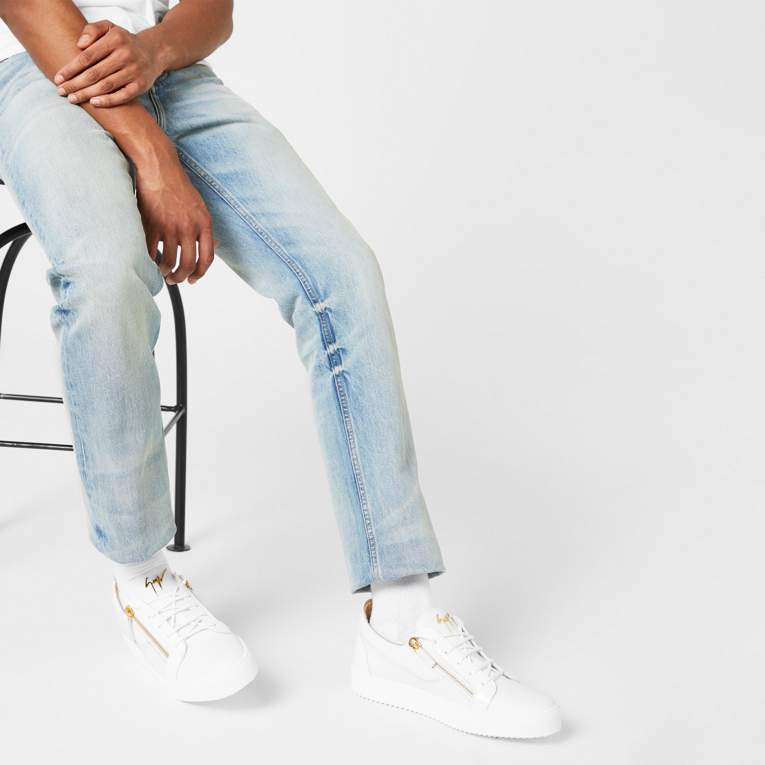 White 86439 - Giuseppe Zanotti - May Patent Trainers - 2