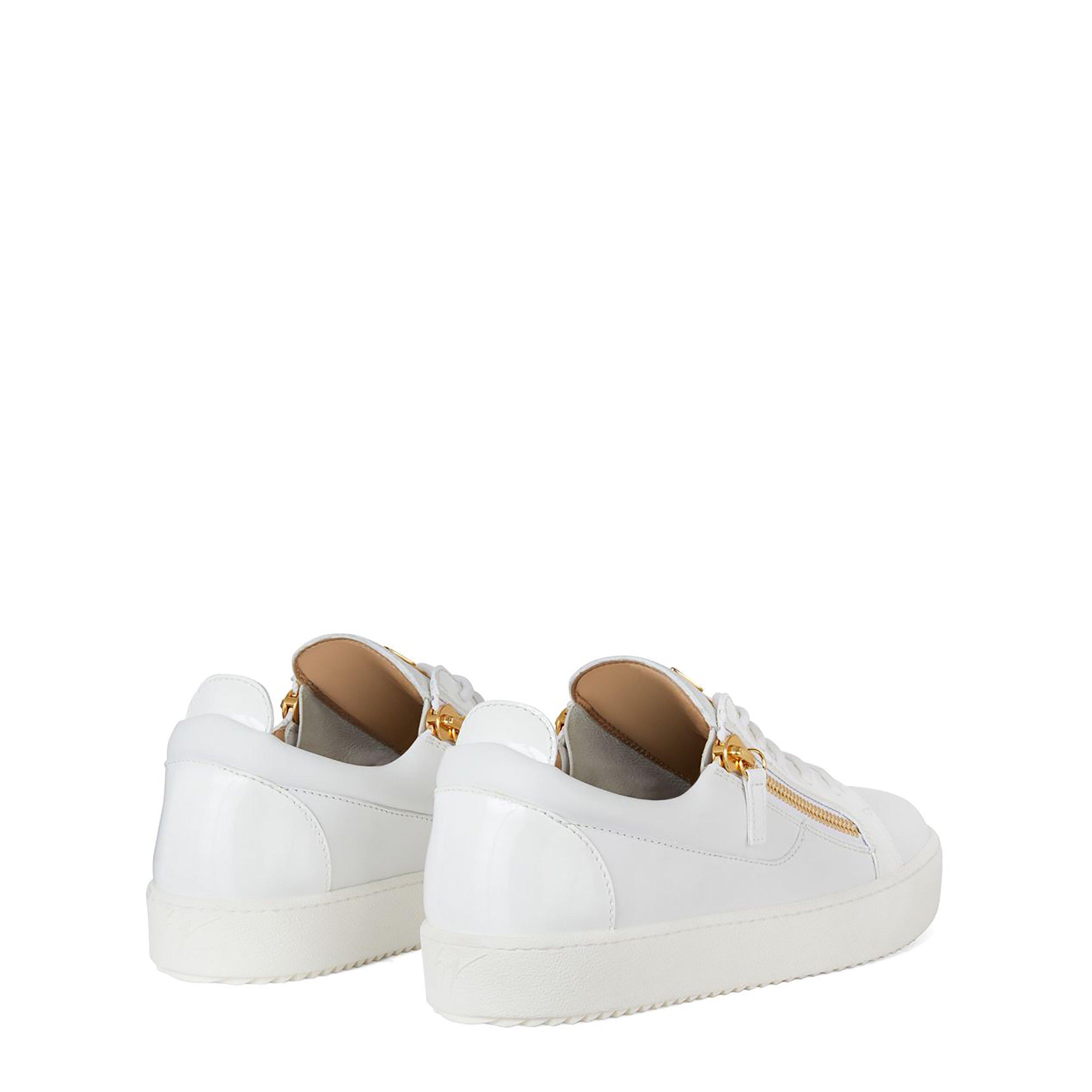 White 86439 - Giuseppe Zanotti - May Patent Trainers - 4
