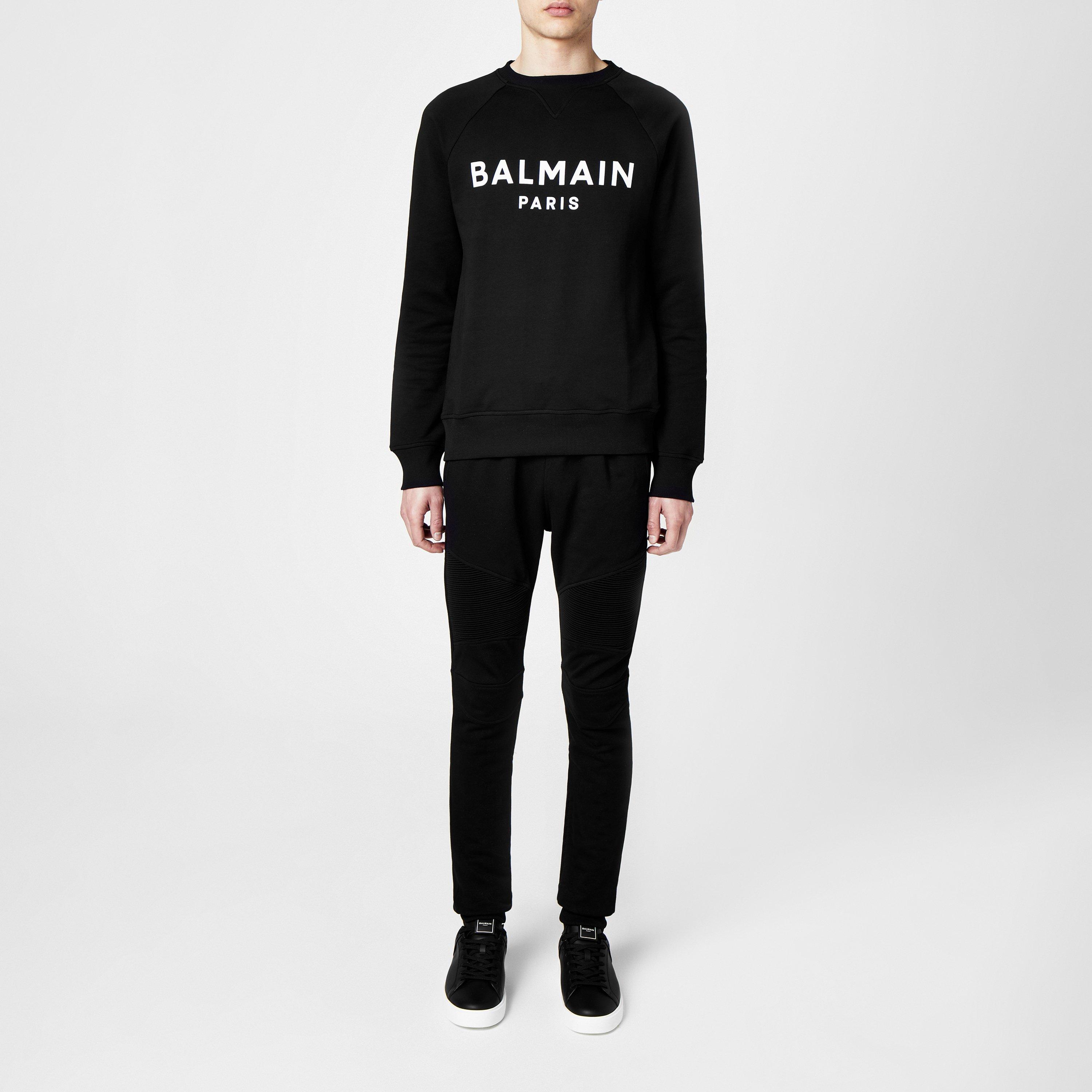 Noir/Blanc - Balmain - Men's B-Court Classic Leather Trainers - 6