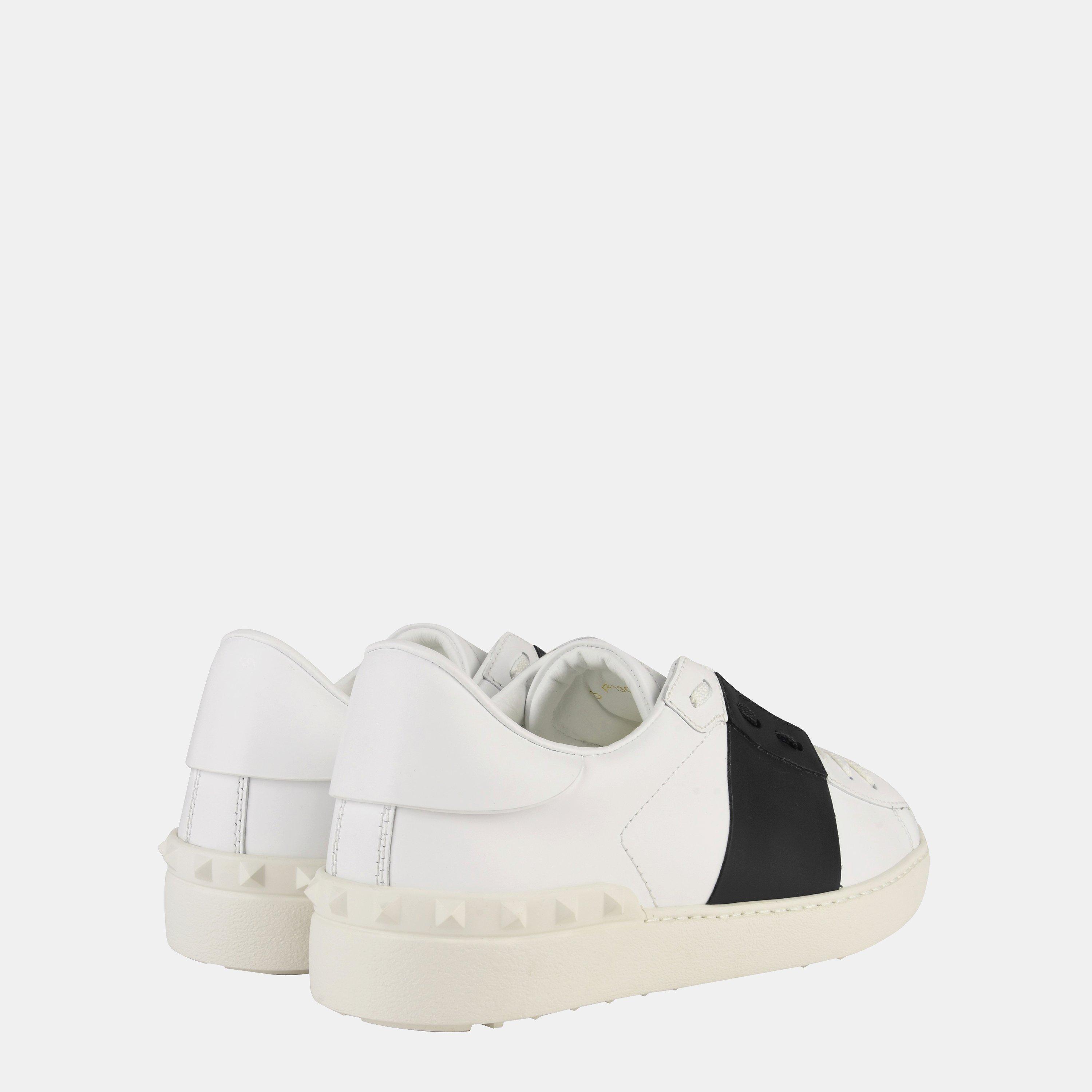 Bianco/Navy M15 - Valentino Garavani - Open Band Trainers - 5