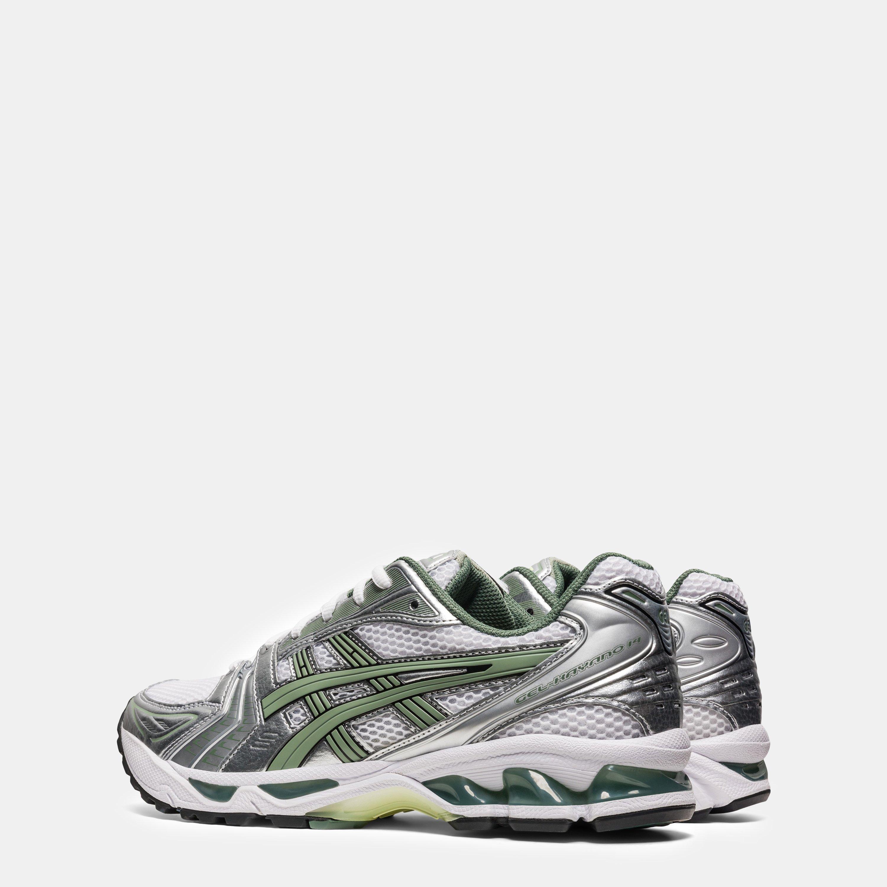 White/Slvr/Yllw - Asics - Mens Gel-Kayano 14 Trainers - 5