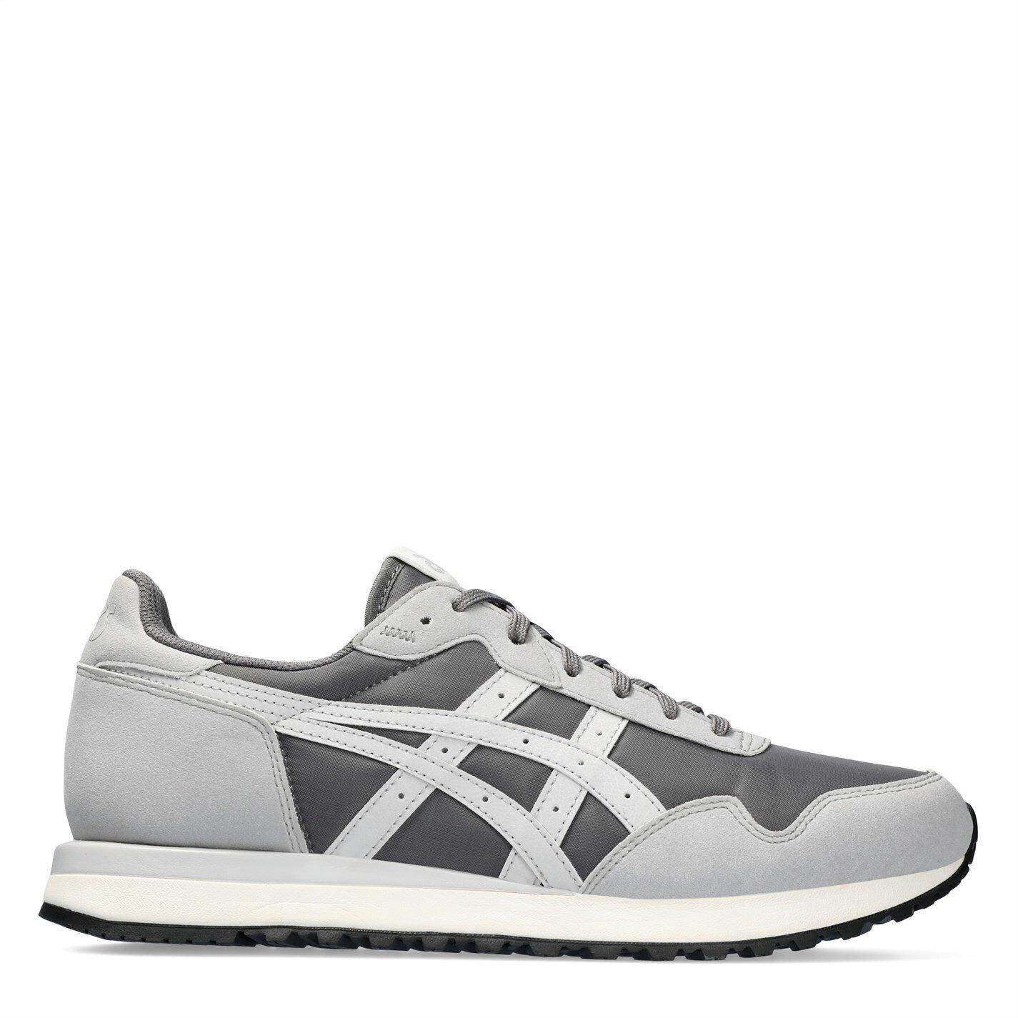 Cinzento/Carbono - Asics - Men's Tiger Runner II Low-Top Trainers - 1