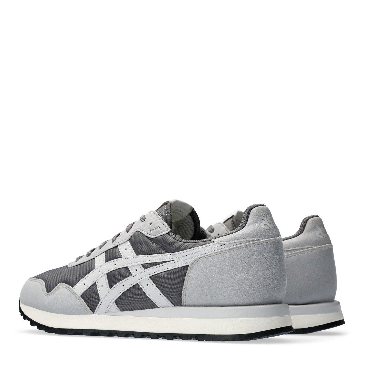 Cinzento/Carbono - Asics - Men's Tiger Runner II Low-Top Trainers - 4