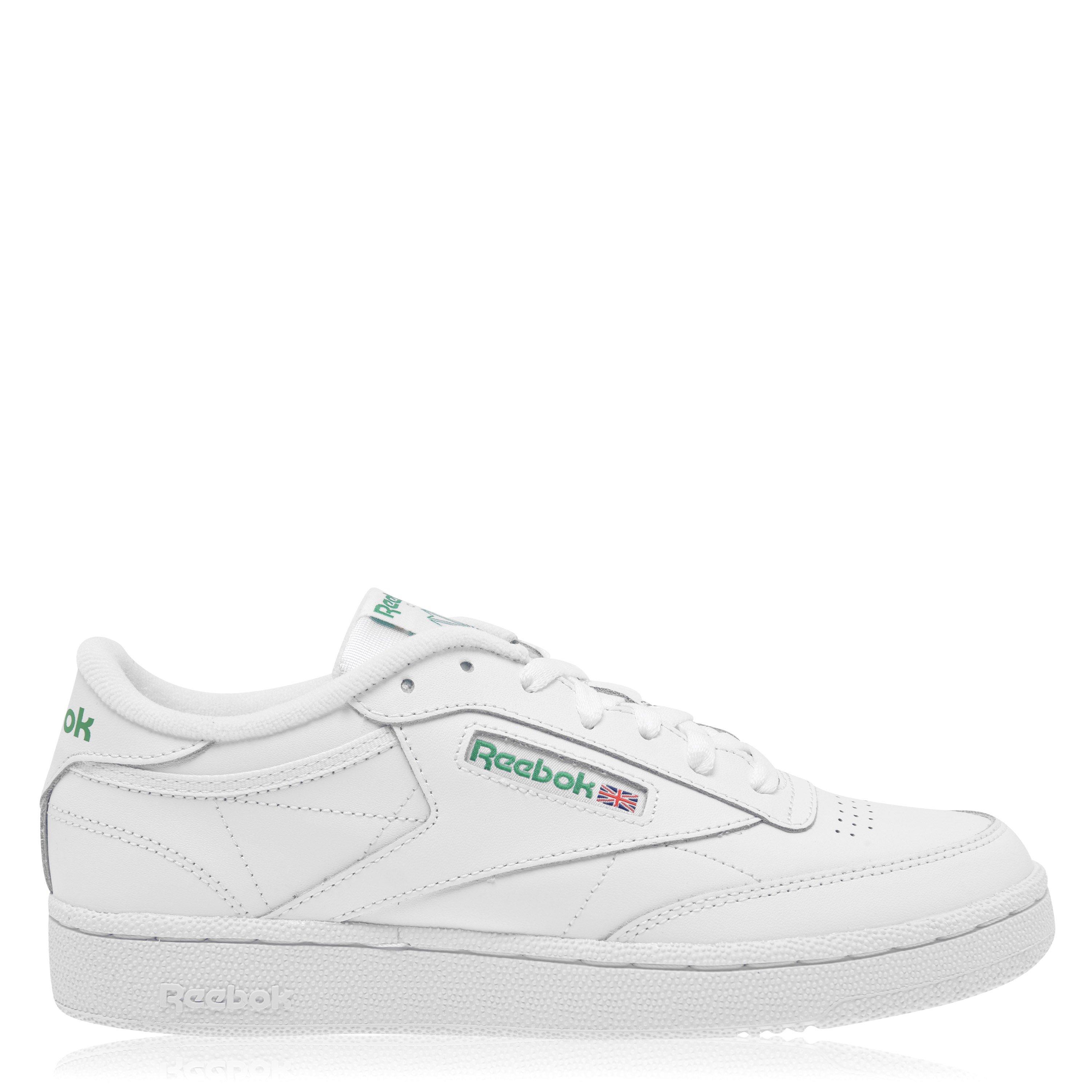 INT-White/Green - Reebok - Club C 85 Trainers - 1