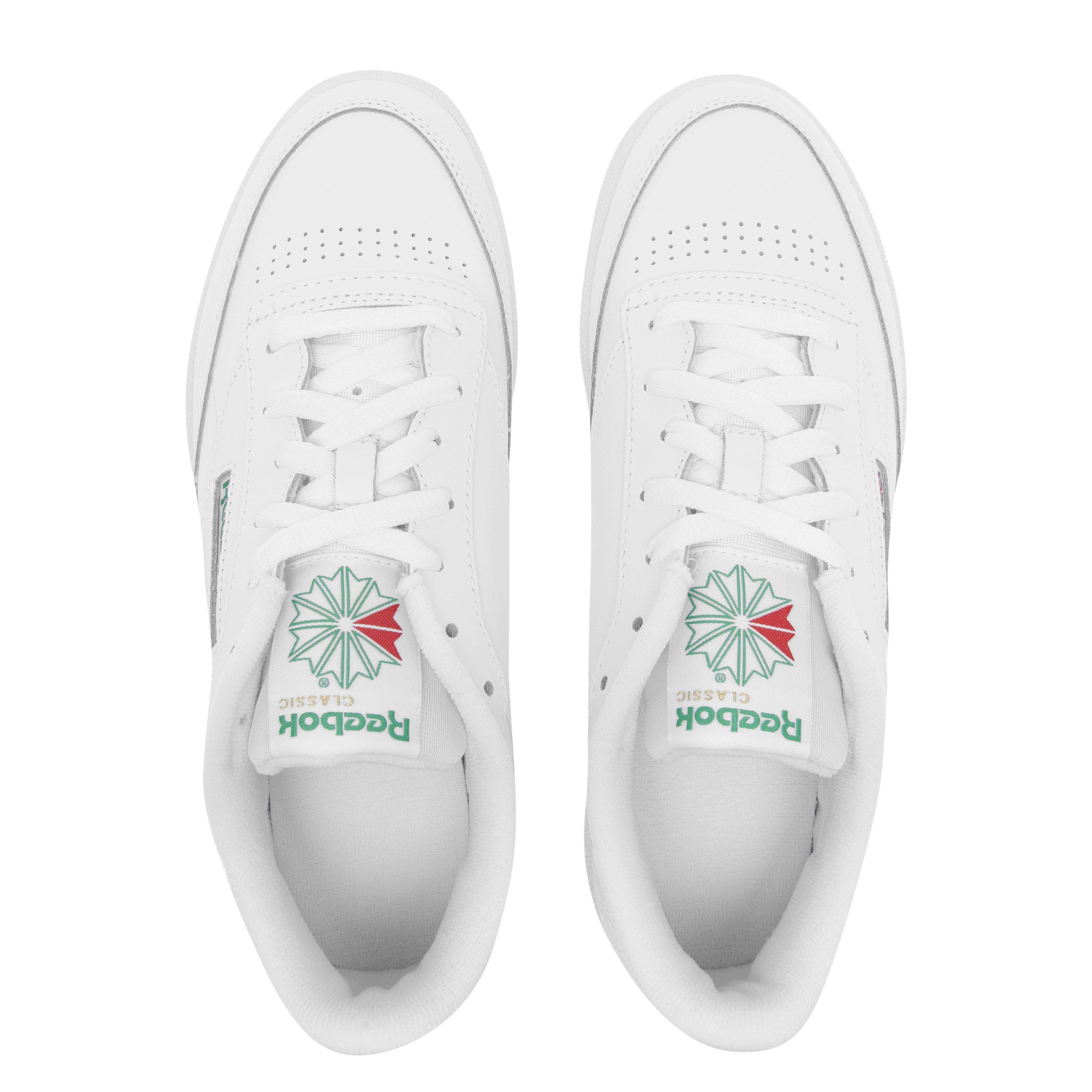 INT-White/Green - Reebok - Club C 85 Trainers - 5