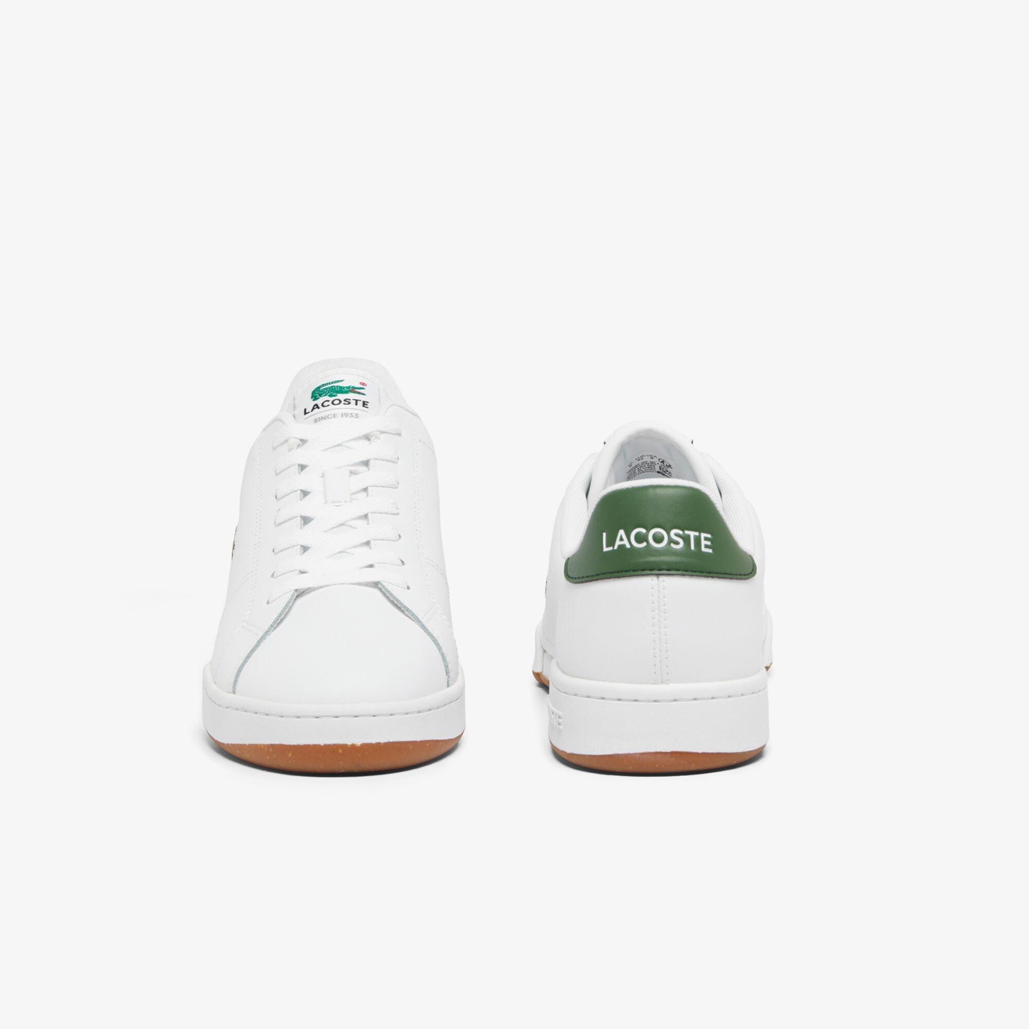 White/Green/Gum - Lacoste - Carnaby Cup Leather Sneakers - 7