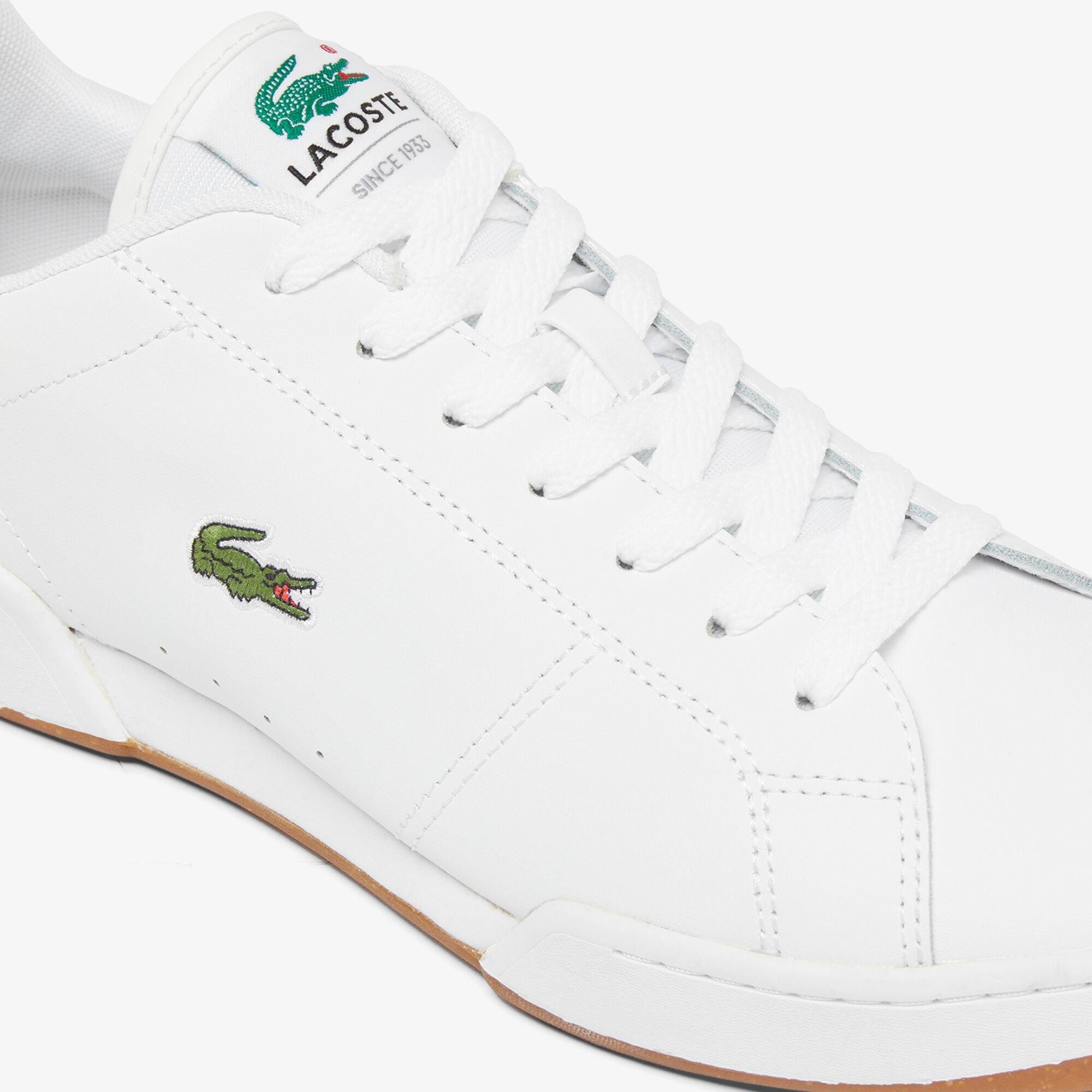 White/Green/Gum - Lacoste - Carnaby Cup Leather Sneakers - 8