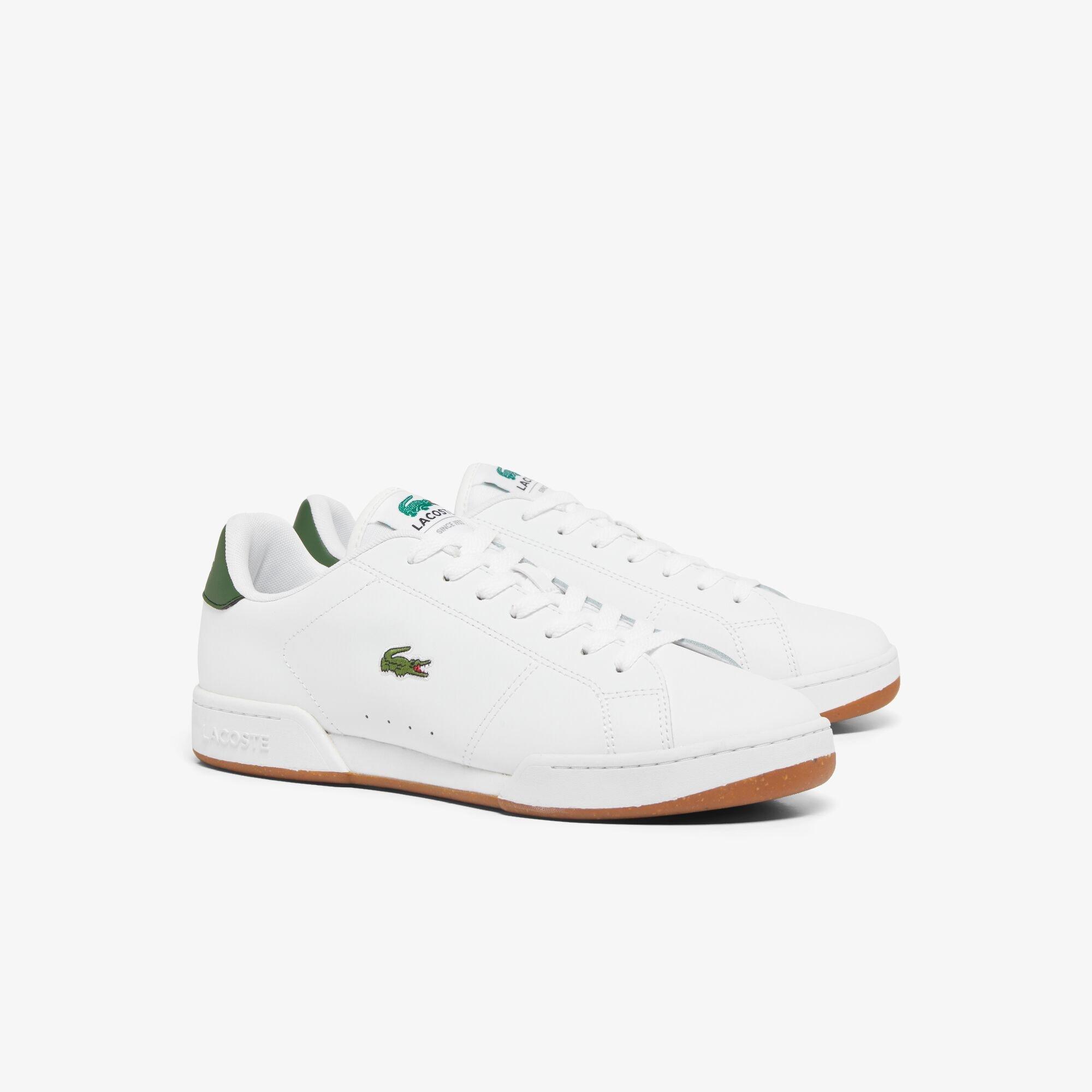 White/Green/Gum - Lacoste - Carnaby Cup Leather Sneakers - 11
