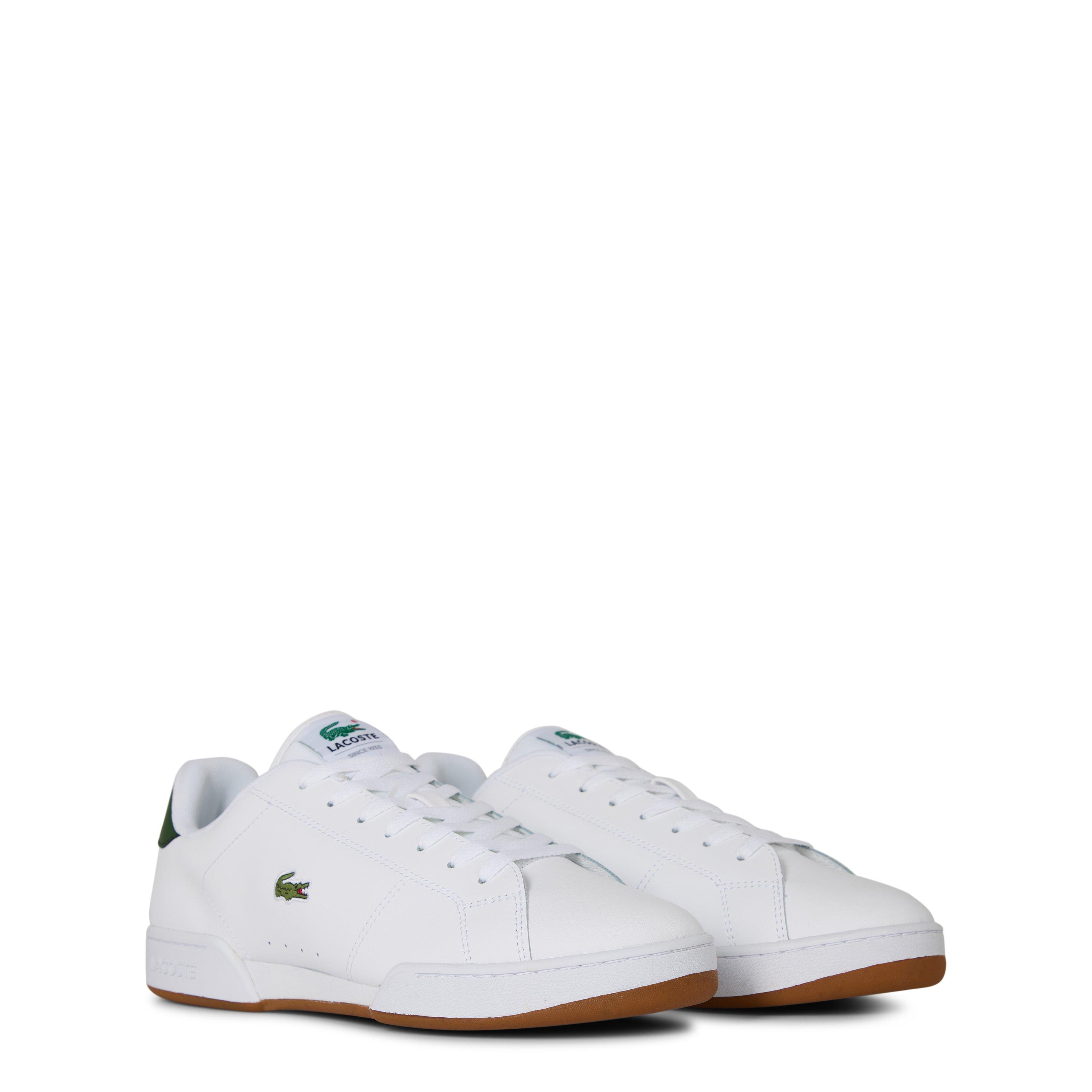 White/Green/Gum - Lacoste - Carnaby Cup Leather Sneakers - 4
