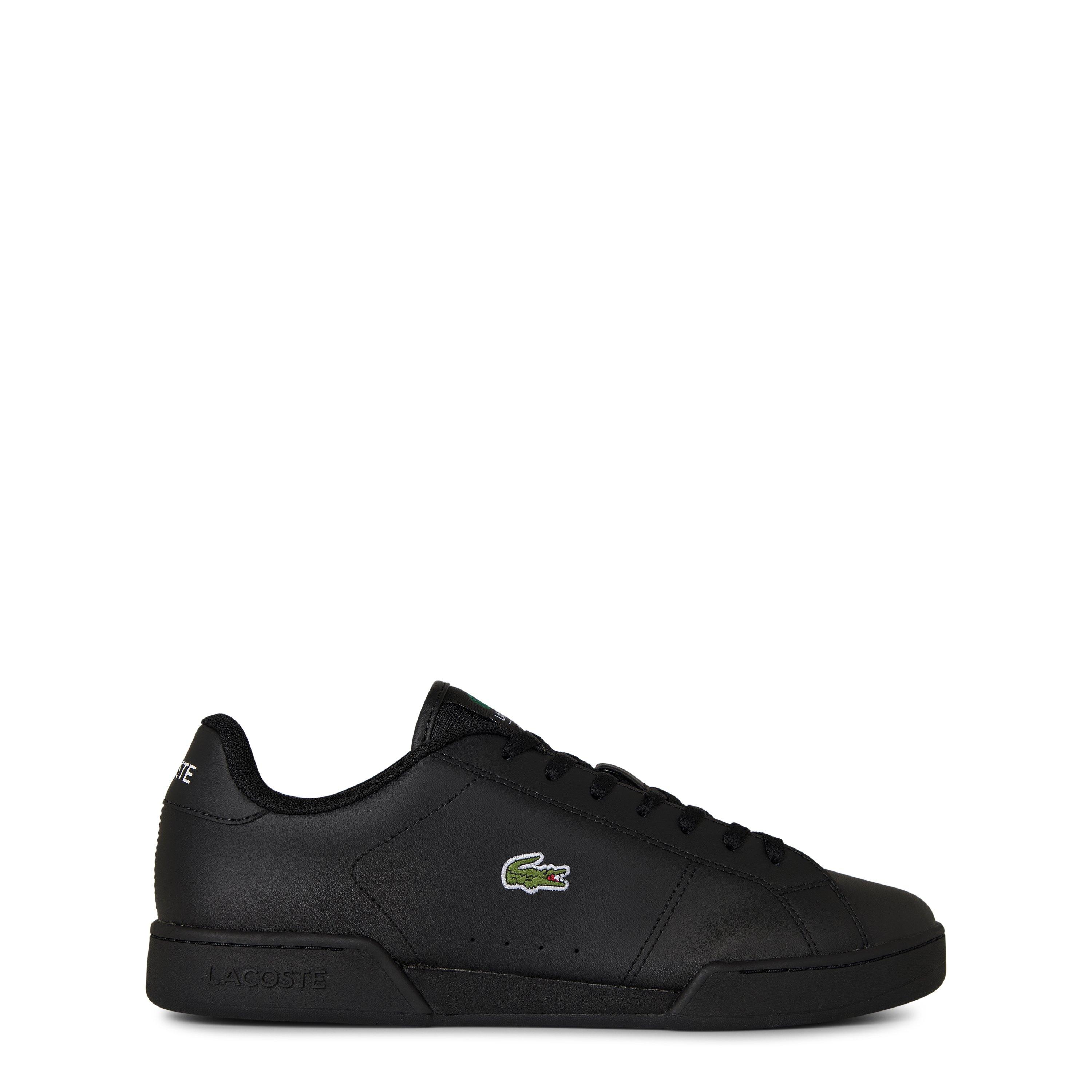 Lacoste Men's Carnaby Cup Leather Sneakers - Black/Black - 8 (42)