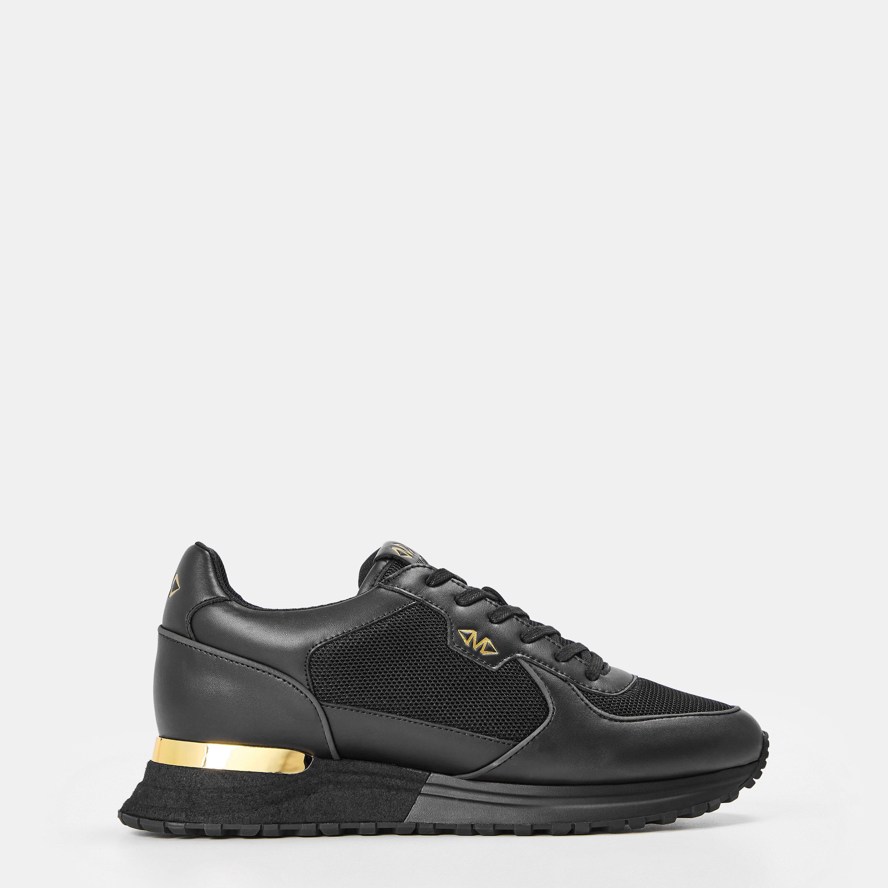 Black/Gold - Mallet - Men's Boundary Low-Top Trainers - 1