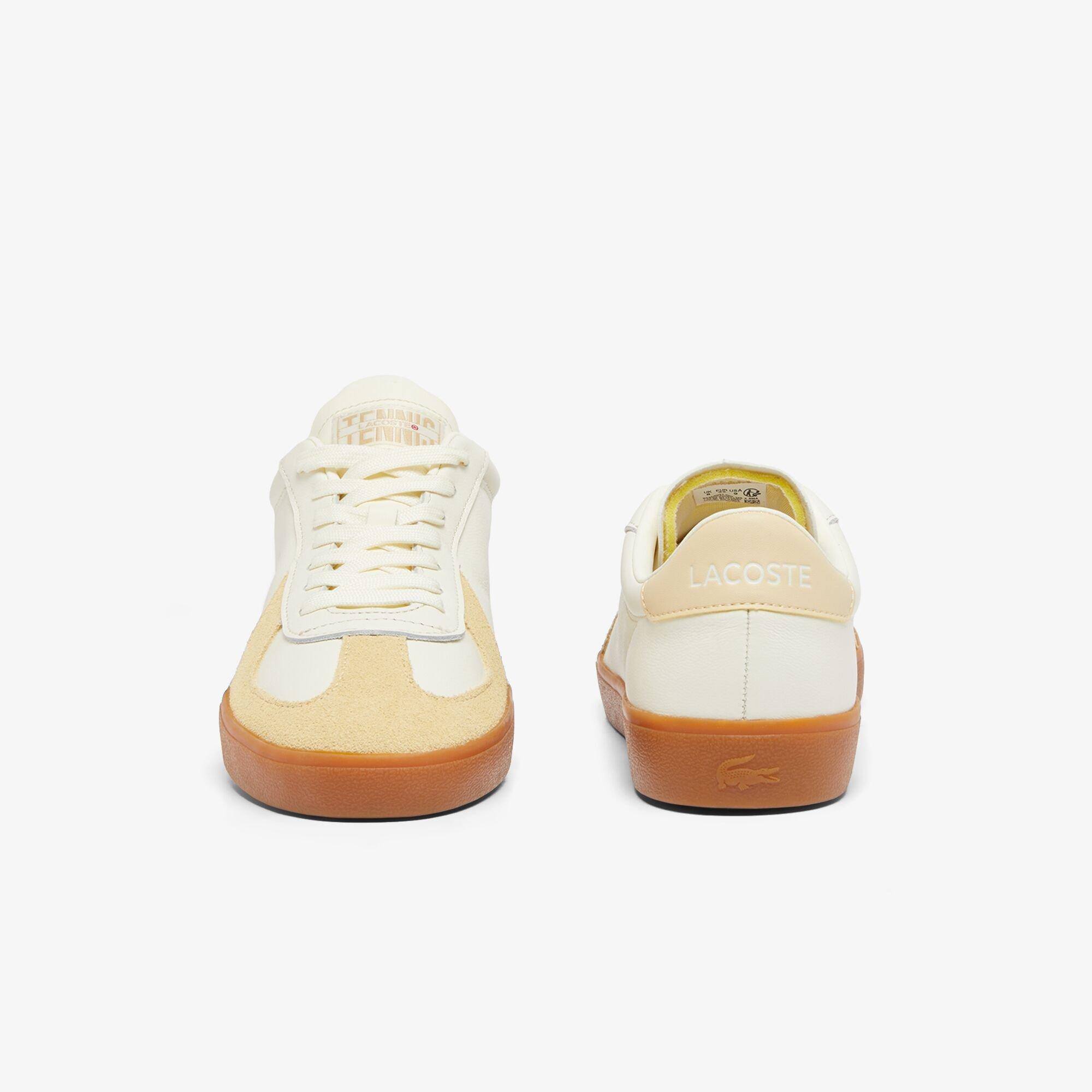 LtYellow/Gum - Lacoste - Men's Base Shot Pro Low-Top Trainers - 6