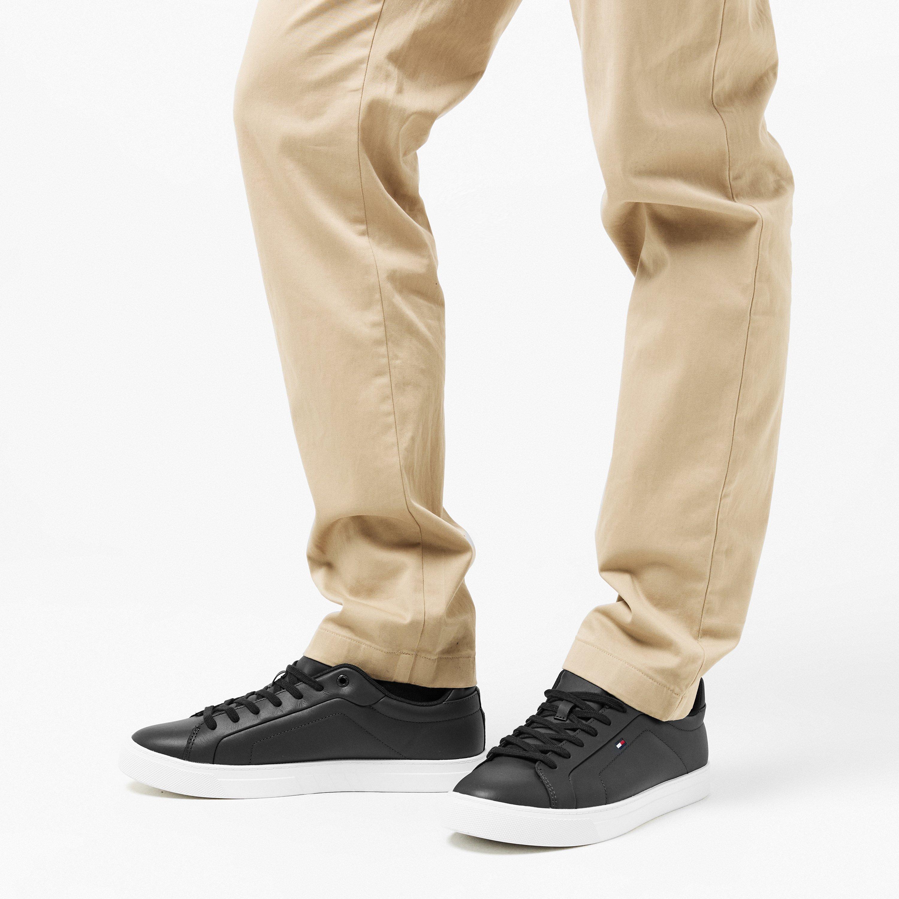 Navy/White - Tommy Hilfiger - ICON COURT LTH FLAG ESS - 3
