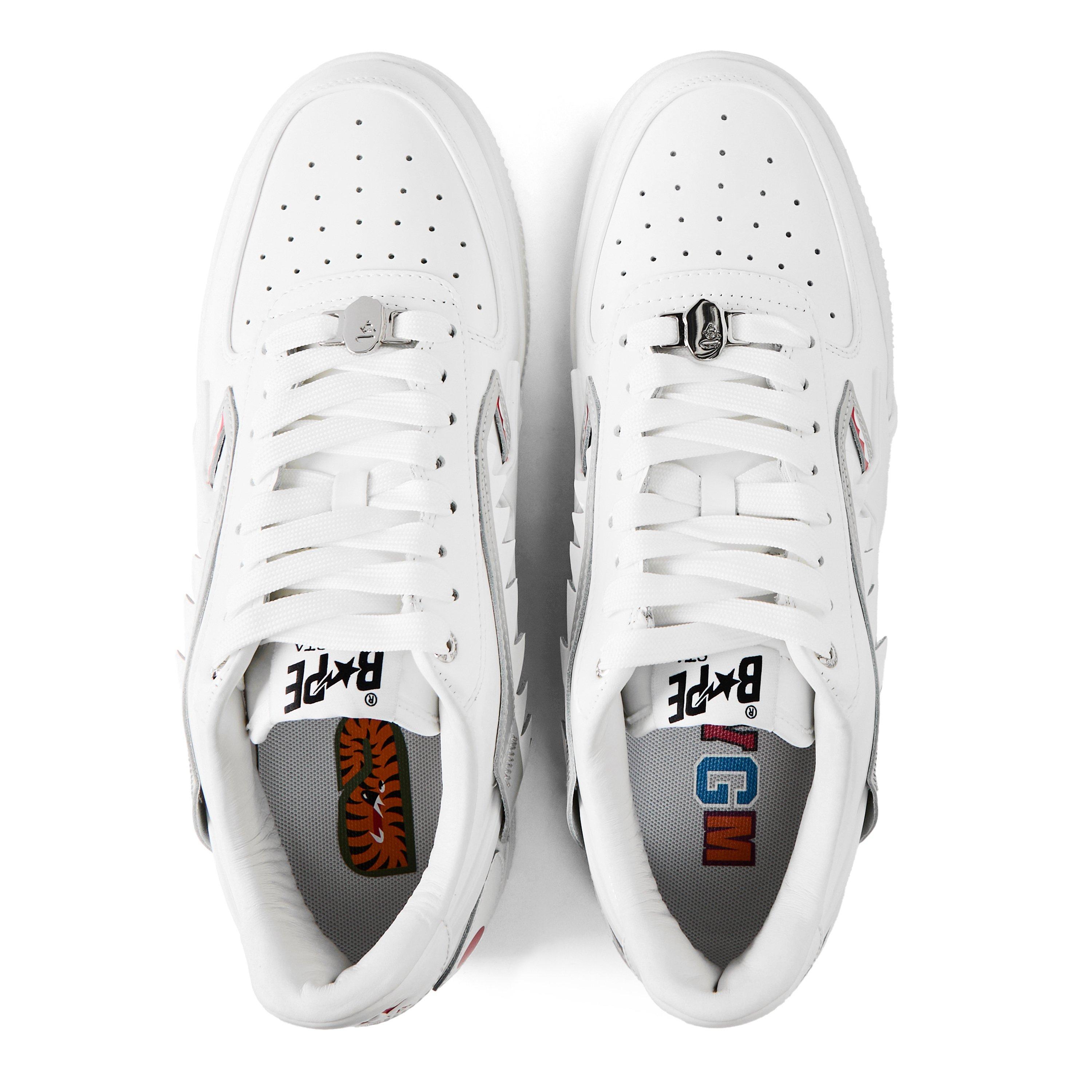 White - A Bathing Ape - Men's Low-Top Trainers - 4