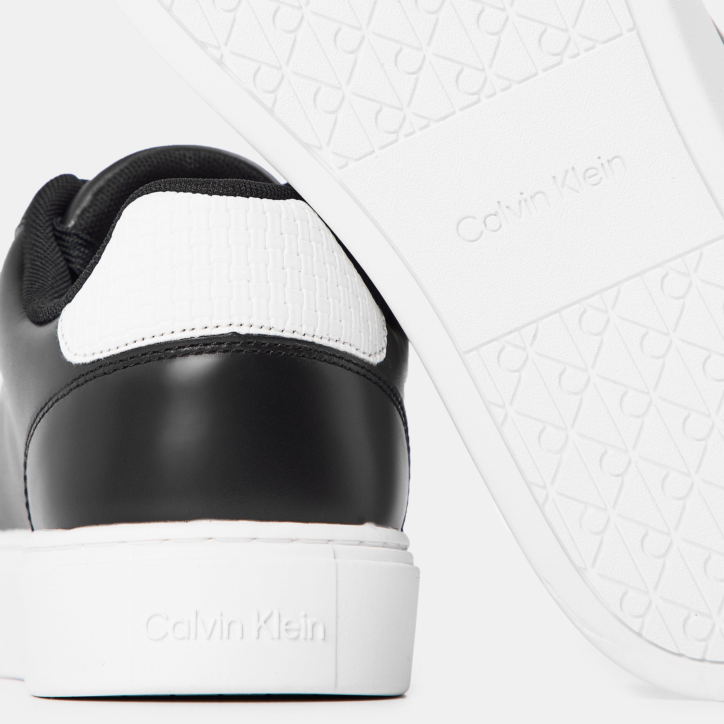Negro/Blanco - Calvin Klein - Men's CK L Classic Cup Low-Top Trainers - 3