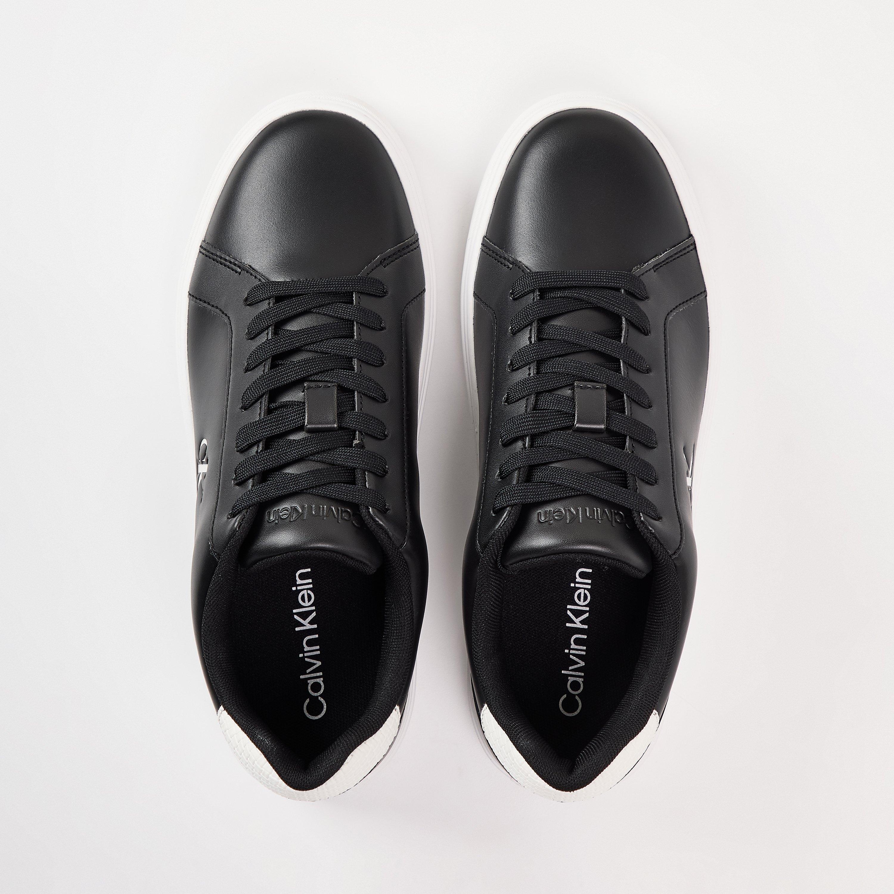 Negro/Blanco - Calvin Klein - Men's CK L Classic Cup Low-Top Trainers - 4