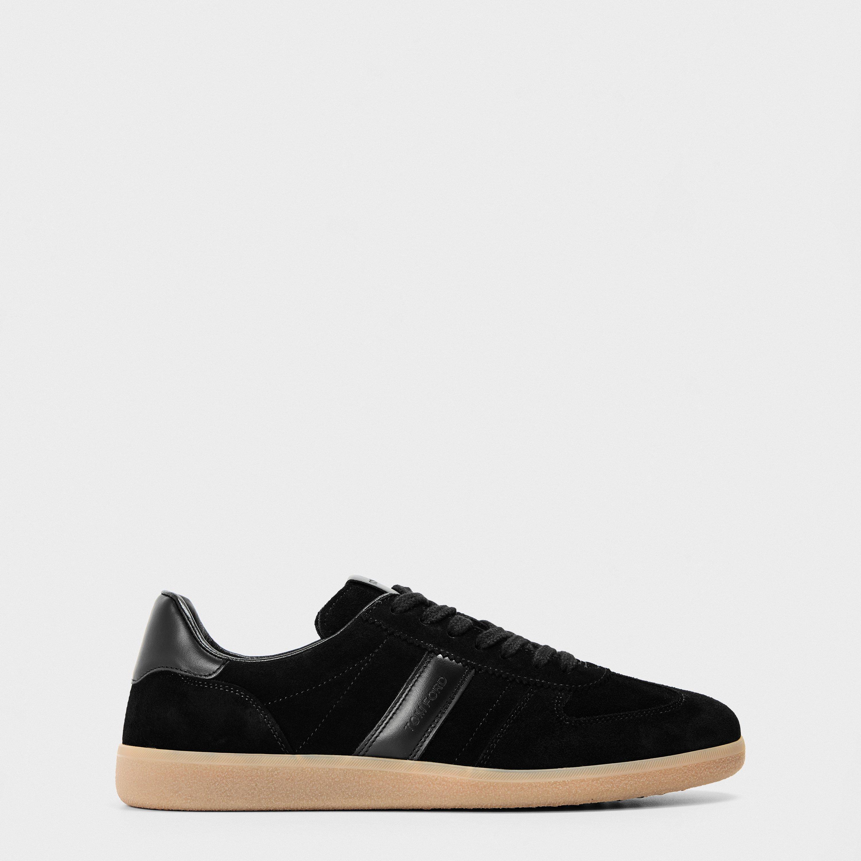 Black/Amber - Tom Ford - Men's Low-Top Trainers - 1
