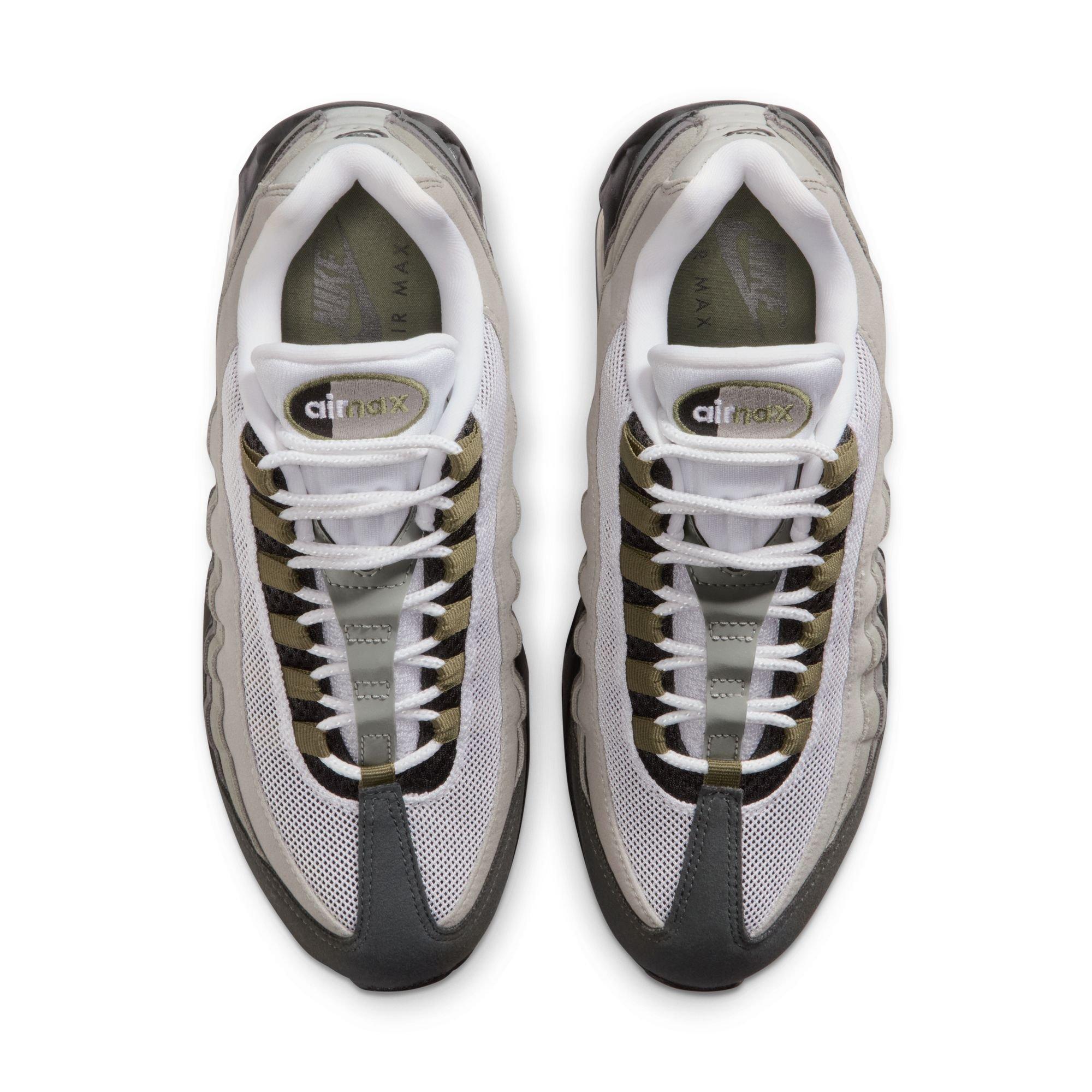 Black/Md Oliv - Nike - Air Max 95 OG Big Bubble - 3