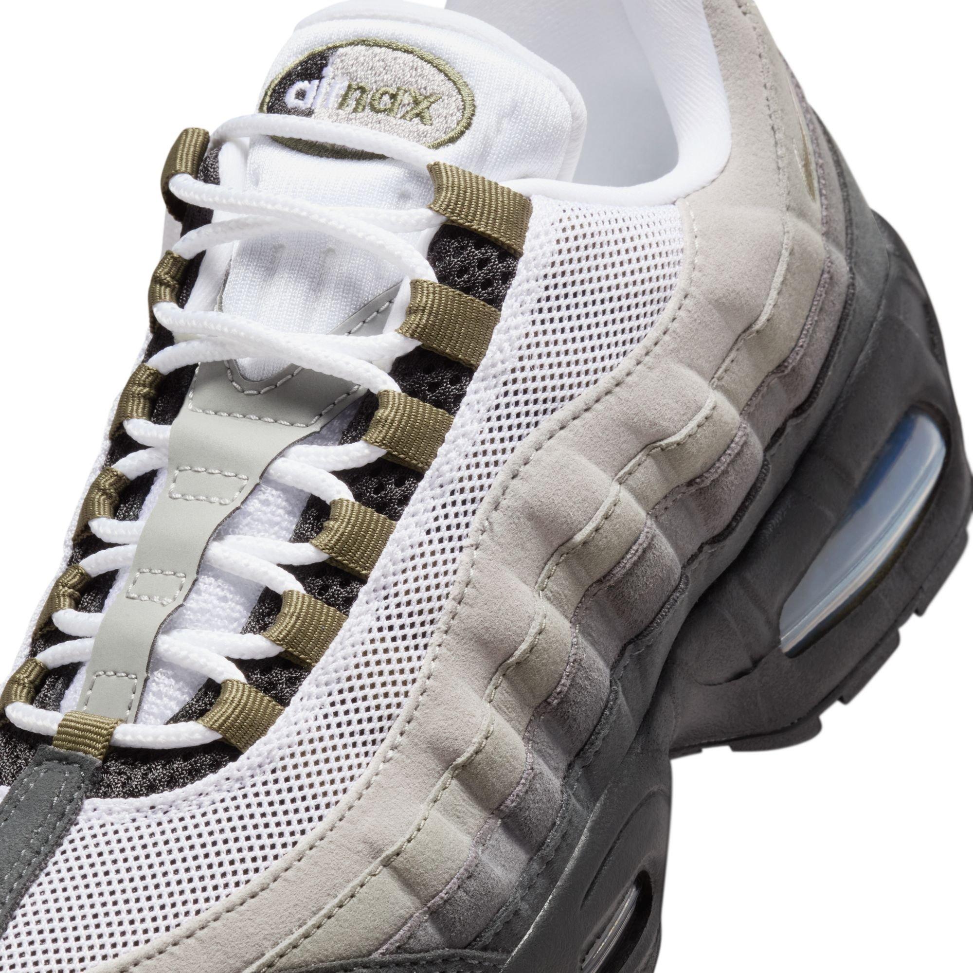 Black/Md Oliv - Nike - Air Max 95 OG Big Bubble - 4