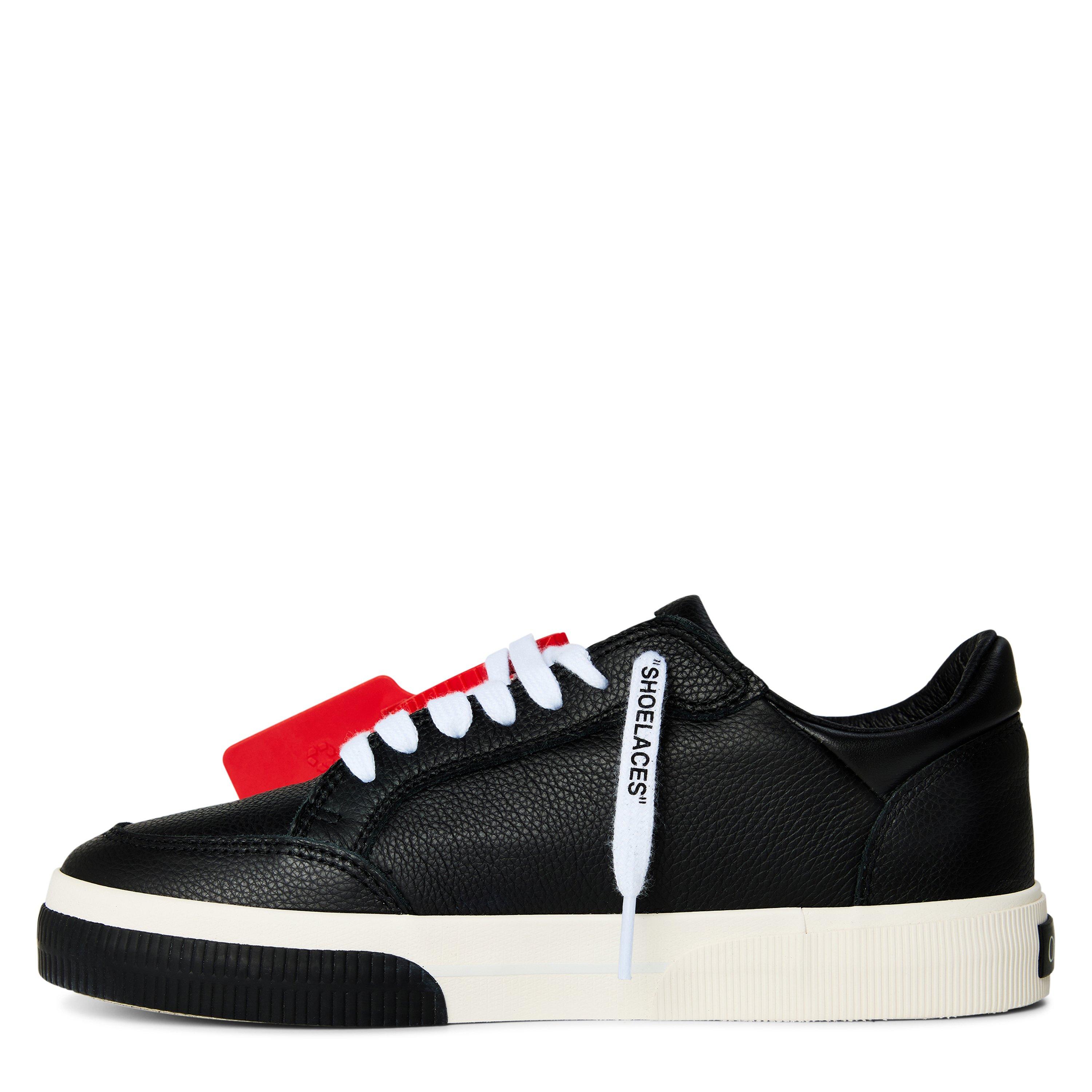 Black - Off White - Men's Vulcanised Trainers Sneakers - 3