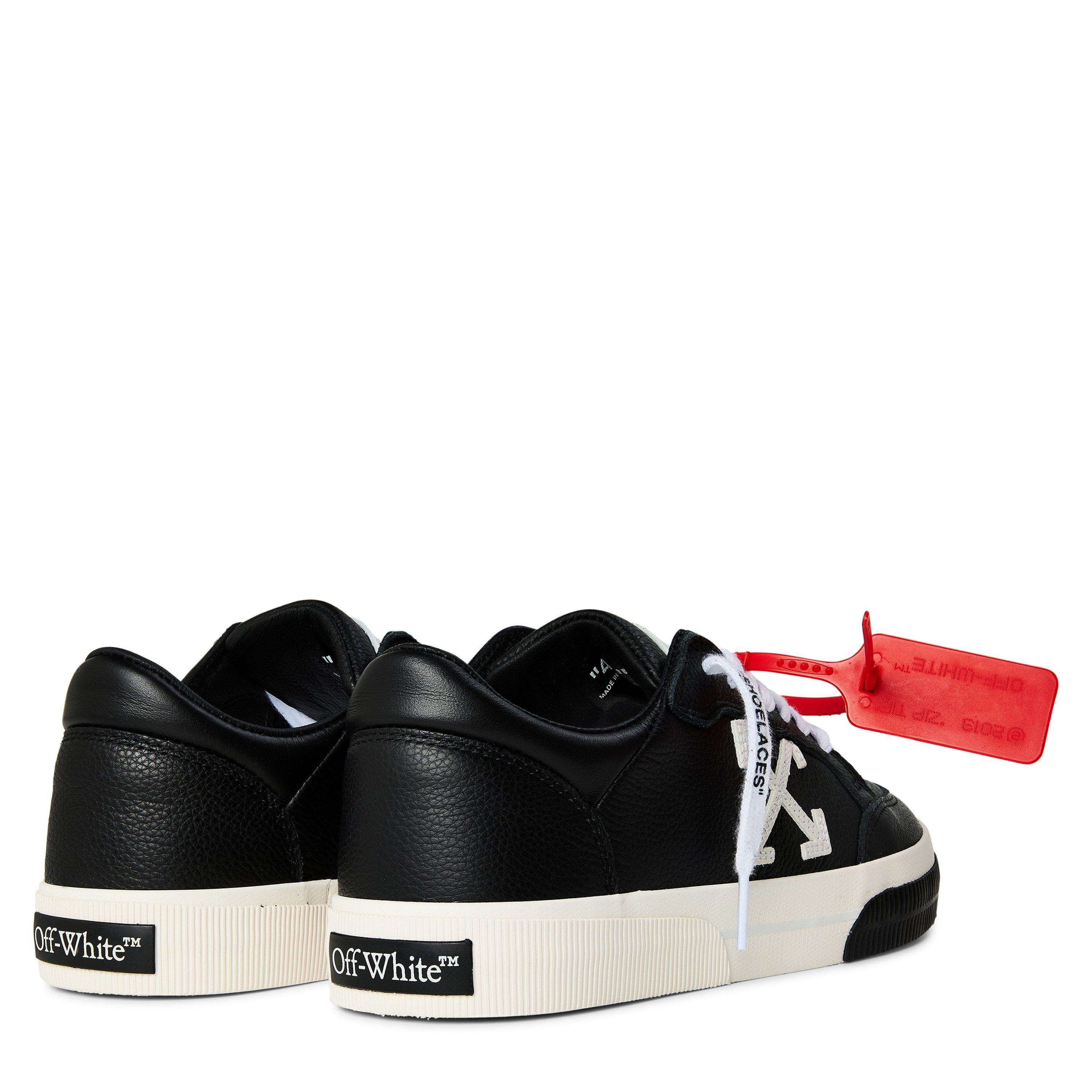 Black - Off White - Men's Vulcanised Trainers Sneakers - 5