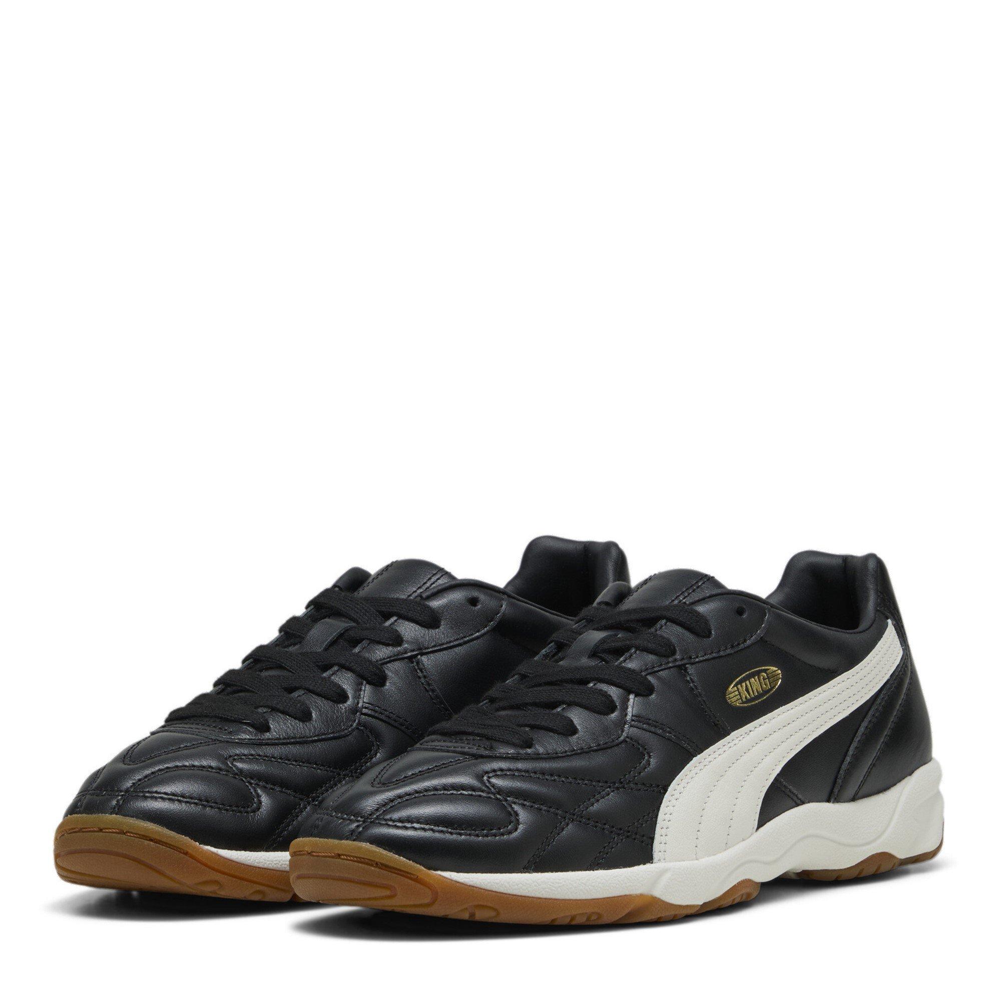 Black/White - Puma - Men's King Indoor Low-Top Trainers - 1