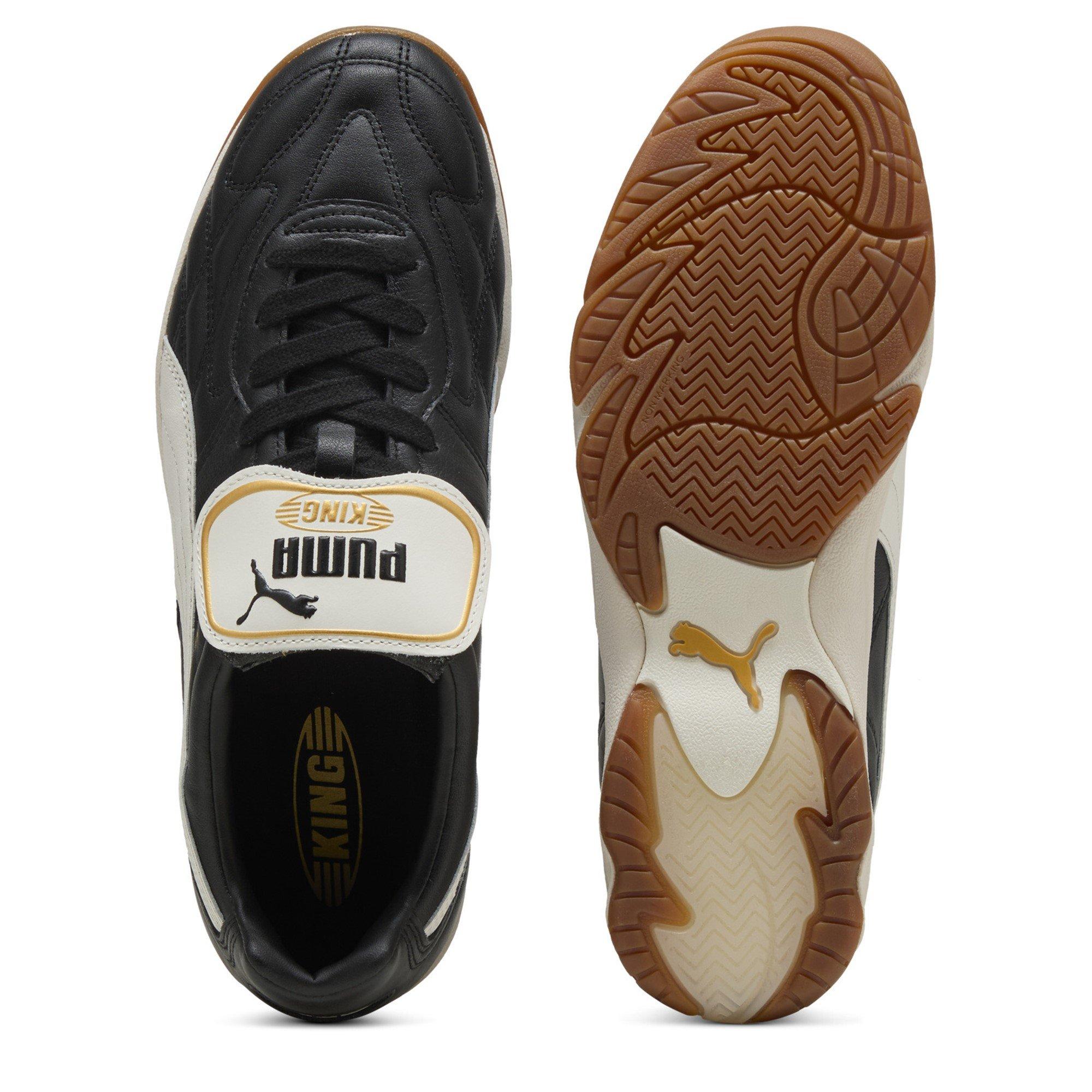 Black/White - Puma - Men's King Indoor Low-Top Trainers - 4