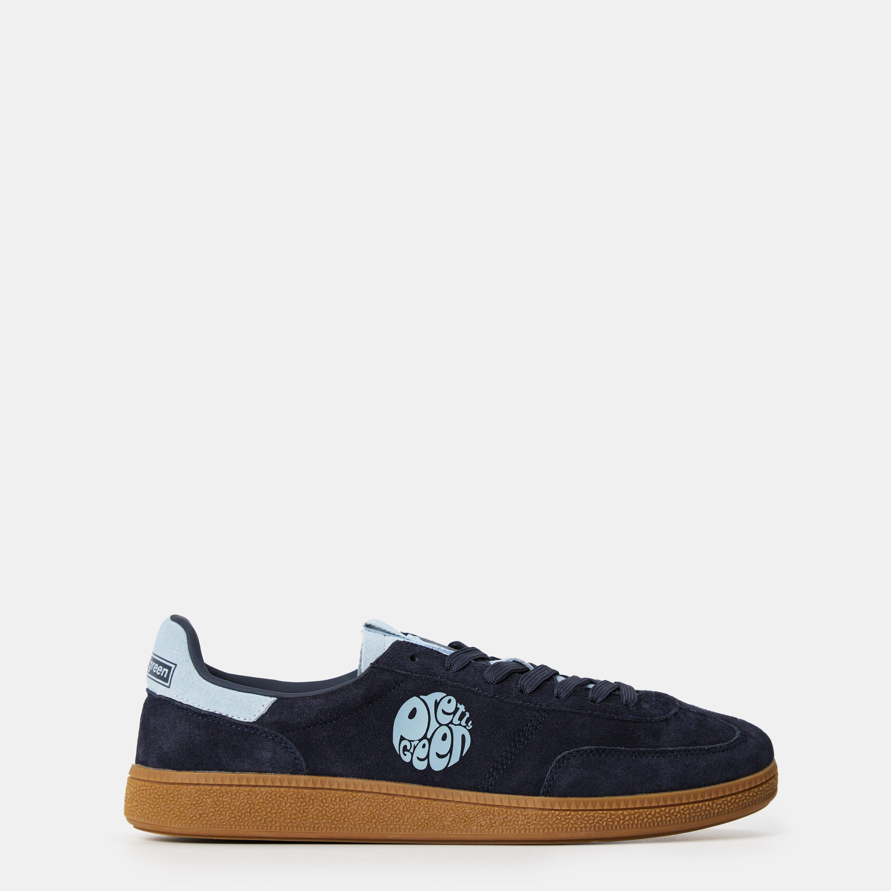 Navy/Sky - Pretty Green - Men's PG Ramblas Low-Top Trainers - 1