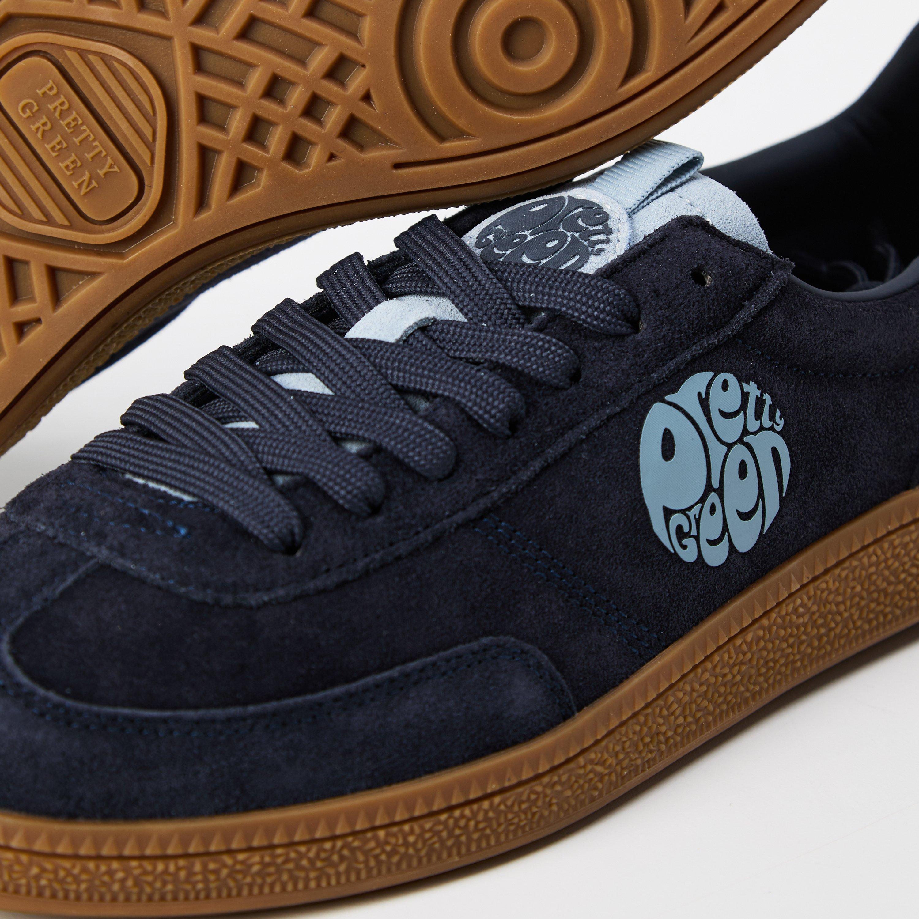 Navy/Sky - Pretty Green - PG Ramblas Low-Top Trainers - 4